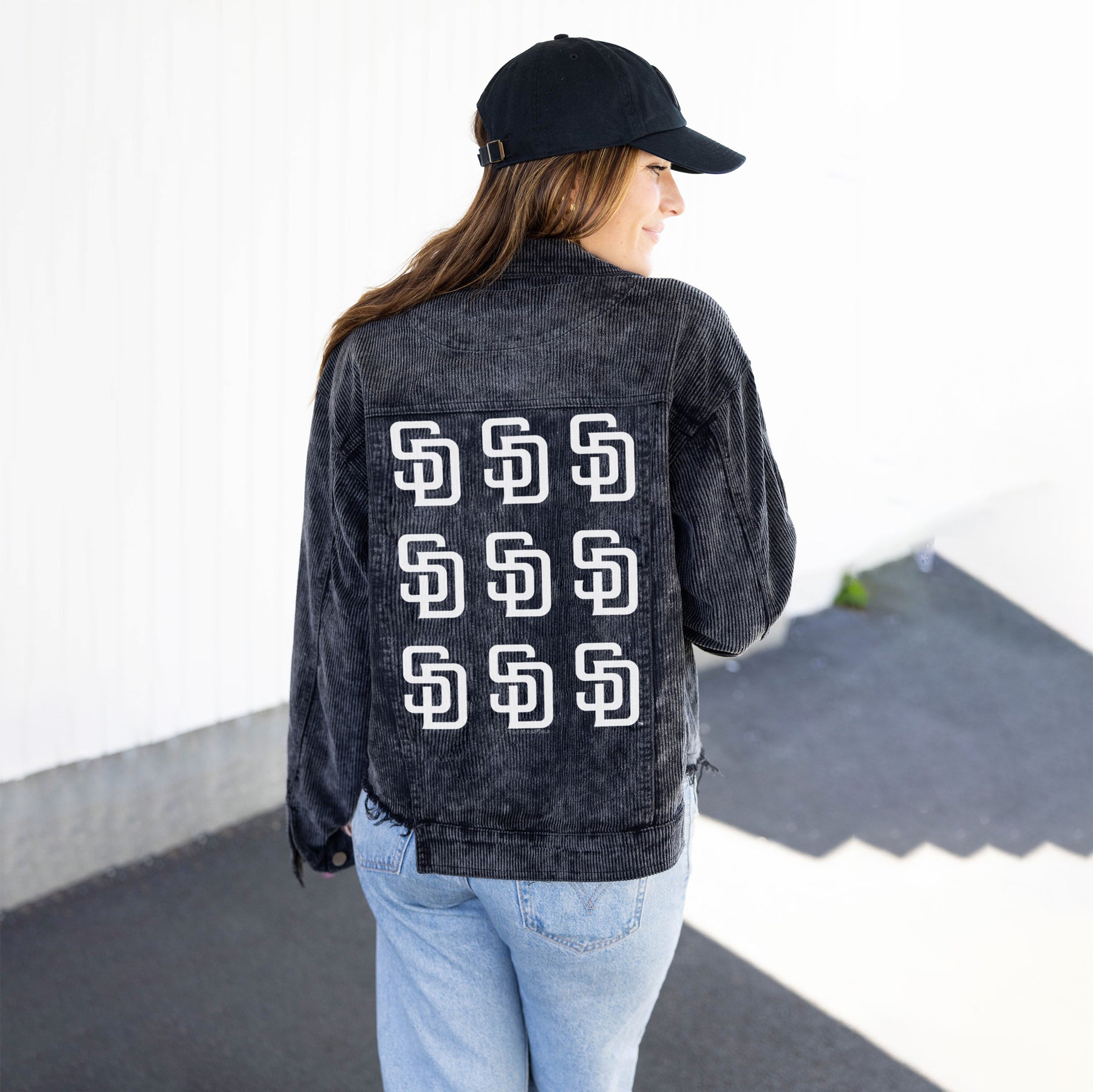 San Diego Padres Black Cord Logo Grid