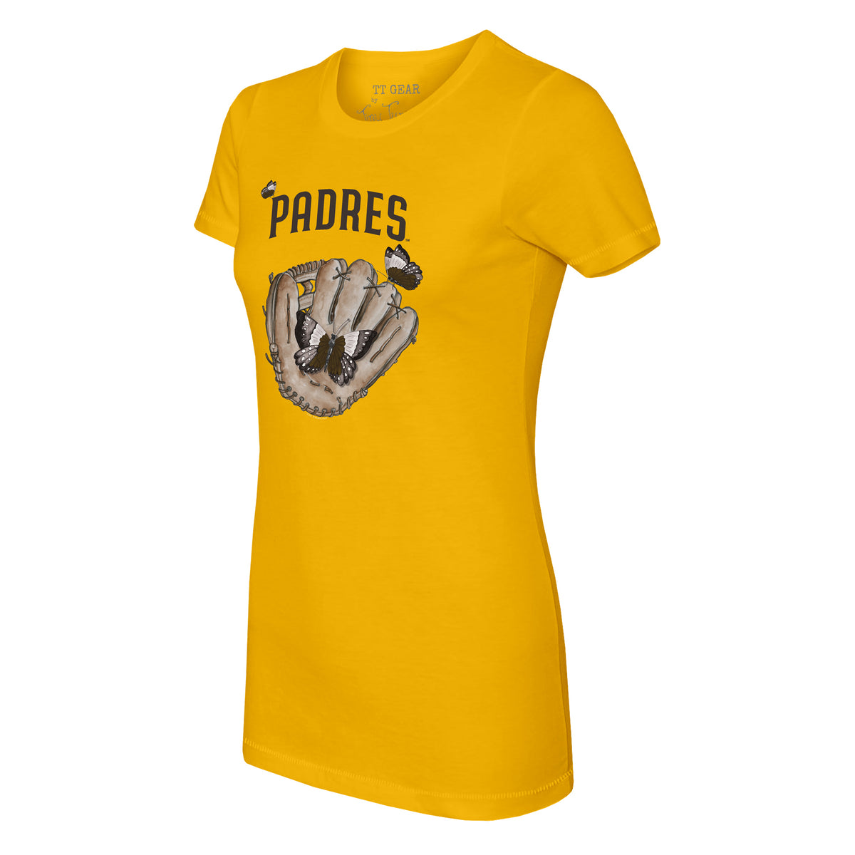 San Diego Padres Butterfly Glove Tee Shirt