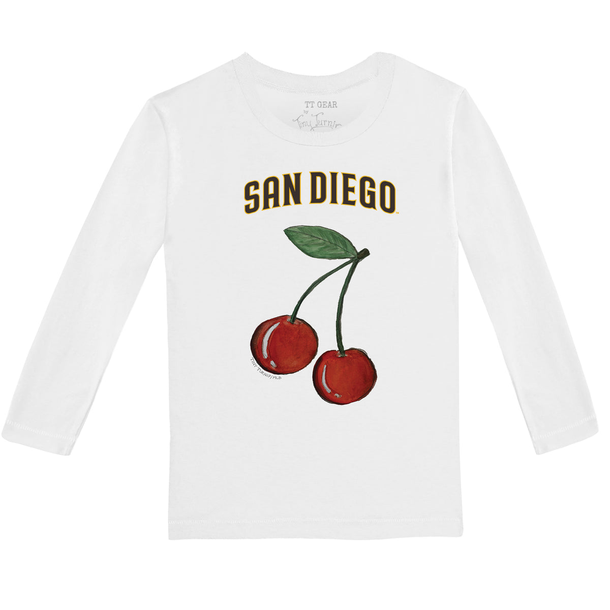San Diego Padres Cherry Long-Sleeve Tee Shirt