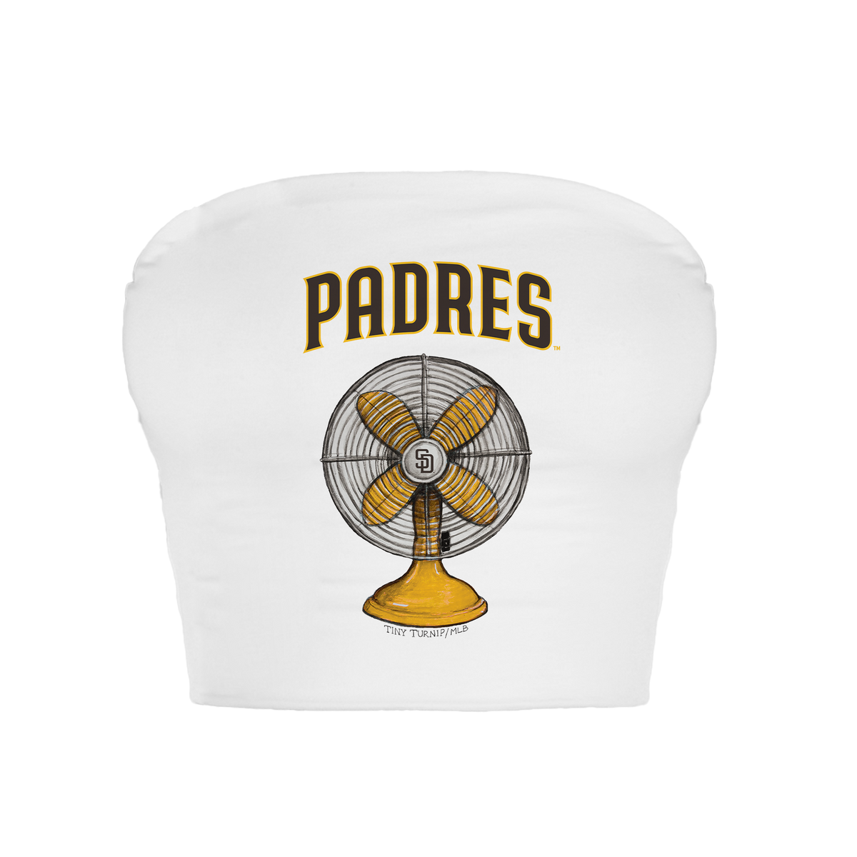 San Diego Padres Fan Crop Tube Top