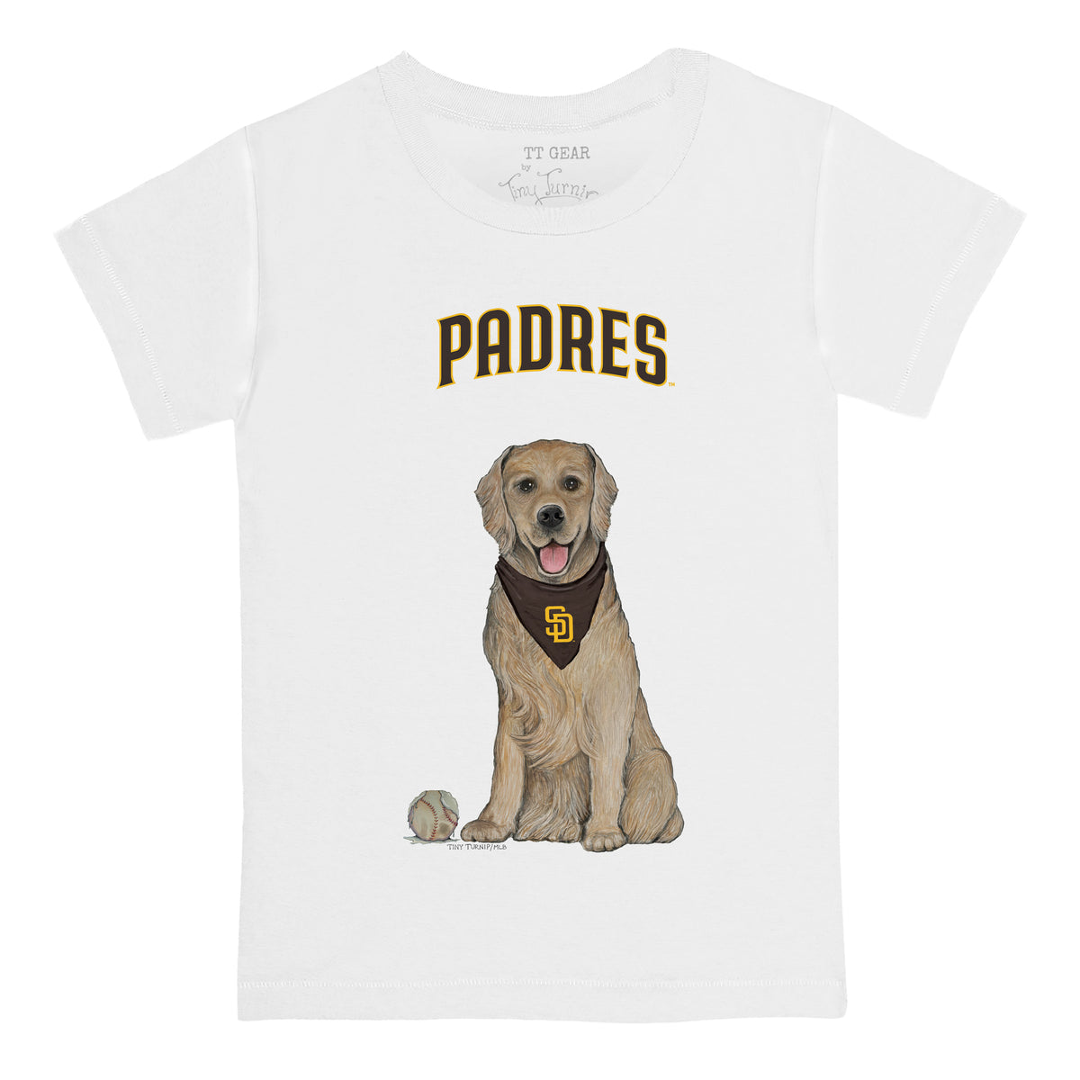 San Diego Padres Golden Retriever Tee Shirt
