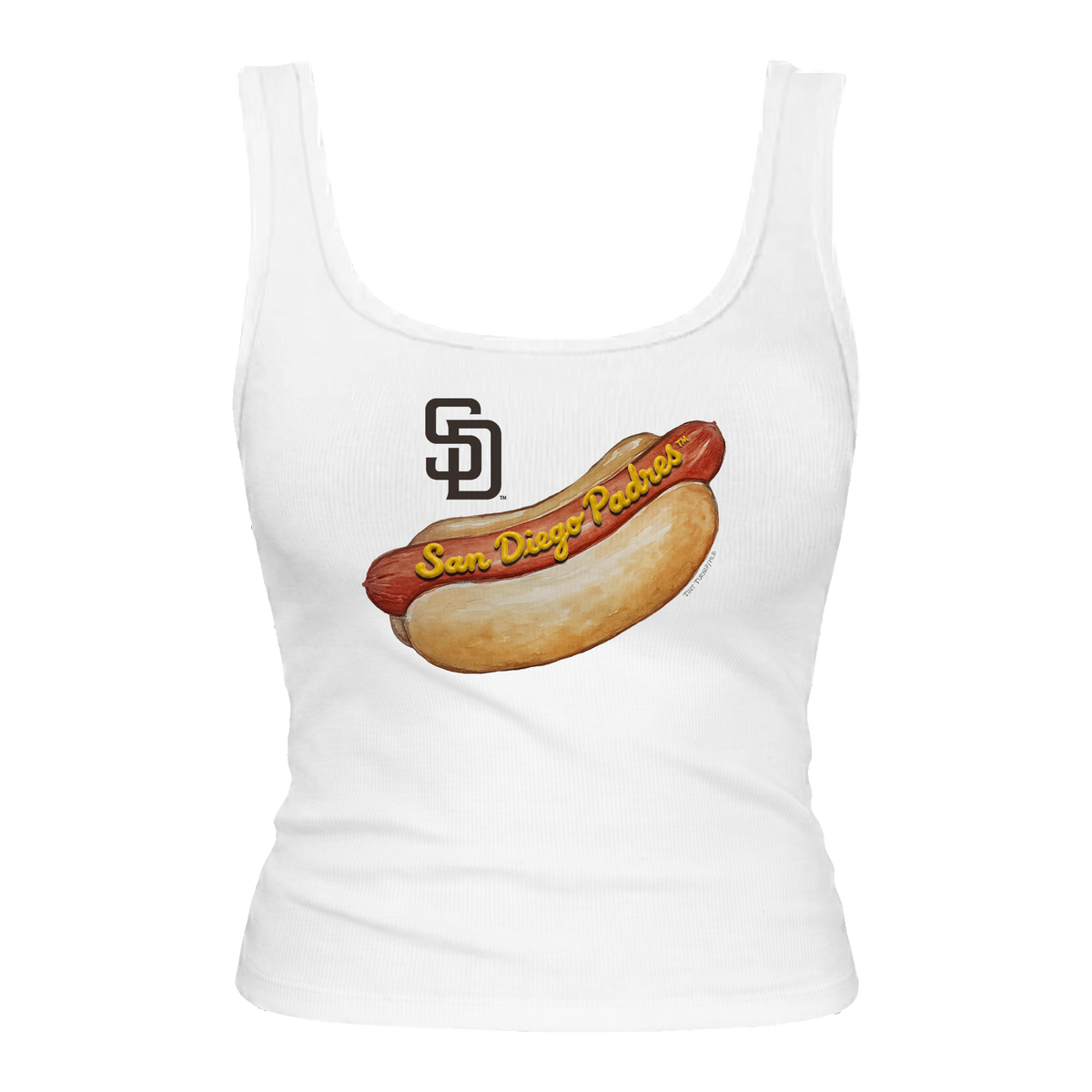 San Diego Padres Hot Dog Emmy Tank