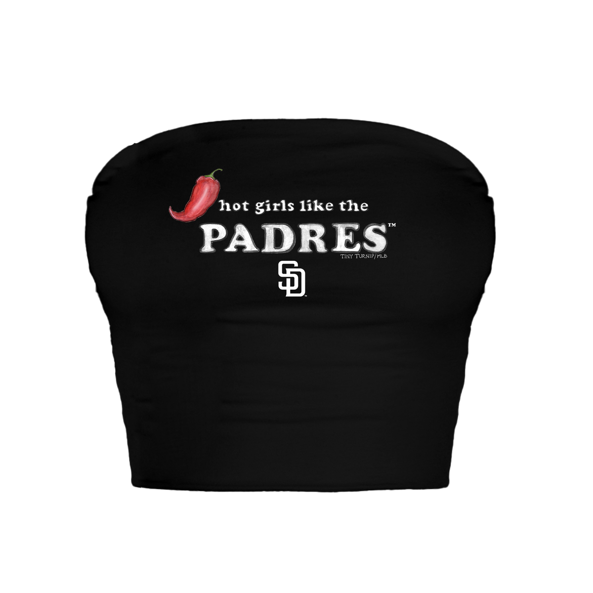 San Diego Padres Hot Girls Crop Tube Top