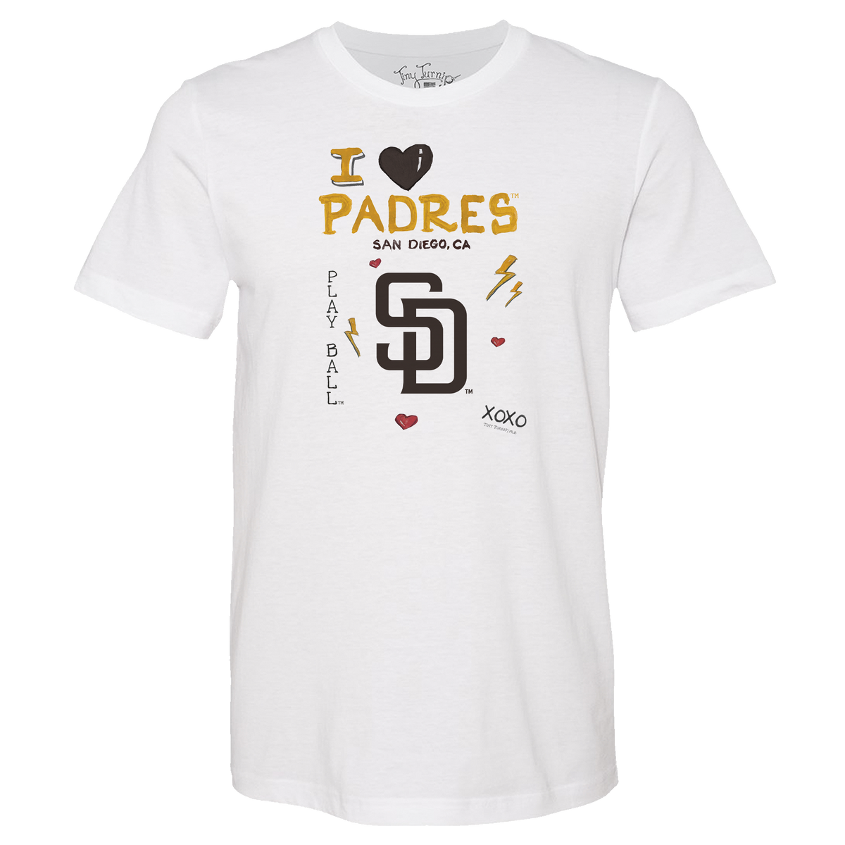 I Heart Padres Unisex Tee Shirt
