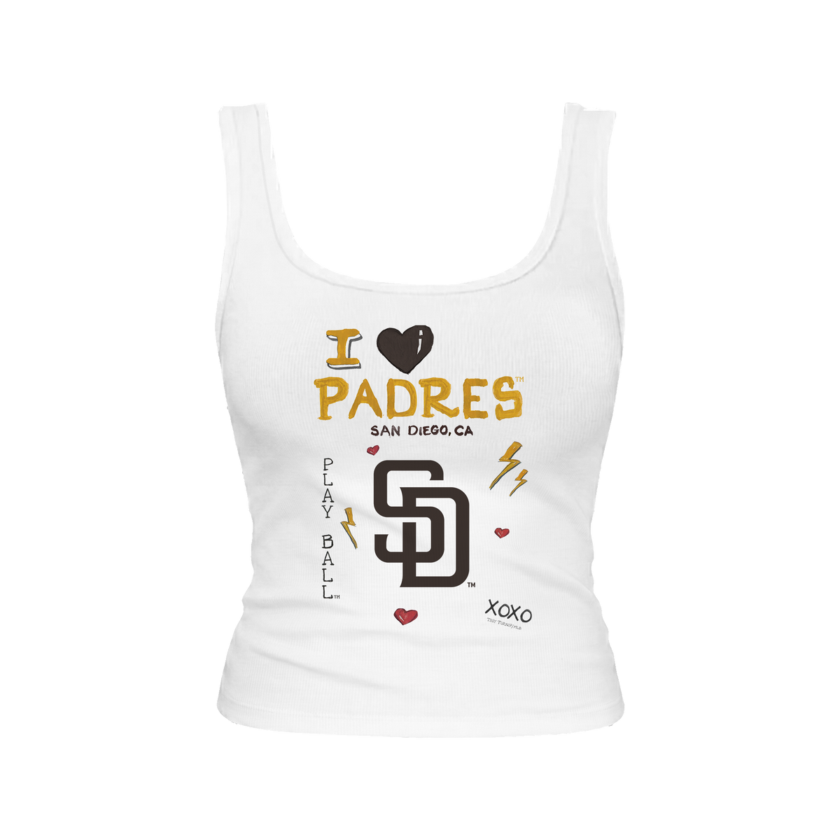 San Diego Padres I Heart Padres Emmy Tank