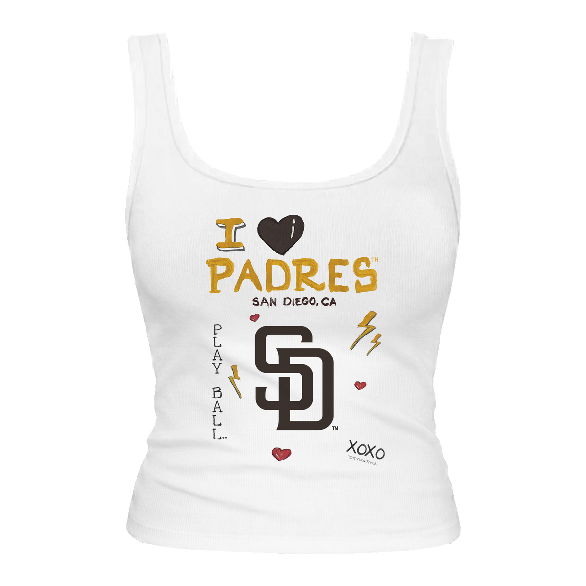 San Diego Padres I Heart Padres Emmy Tank