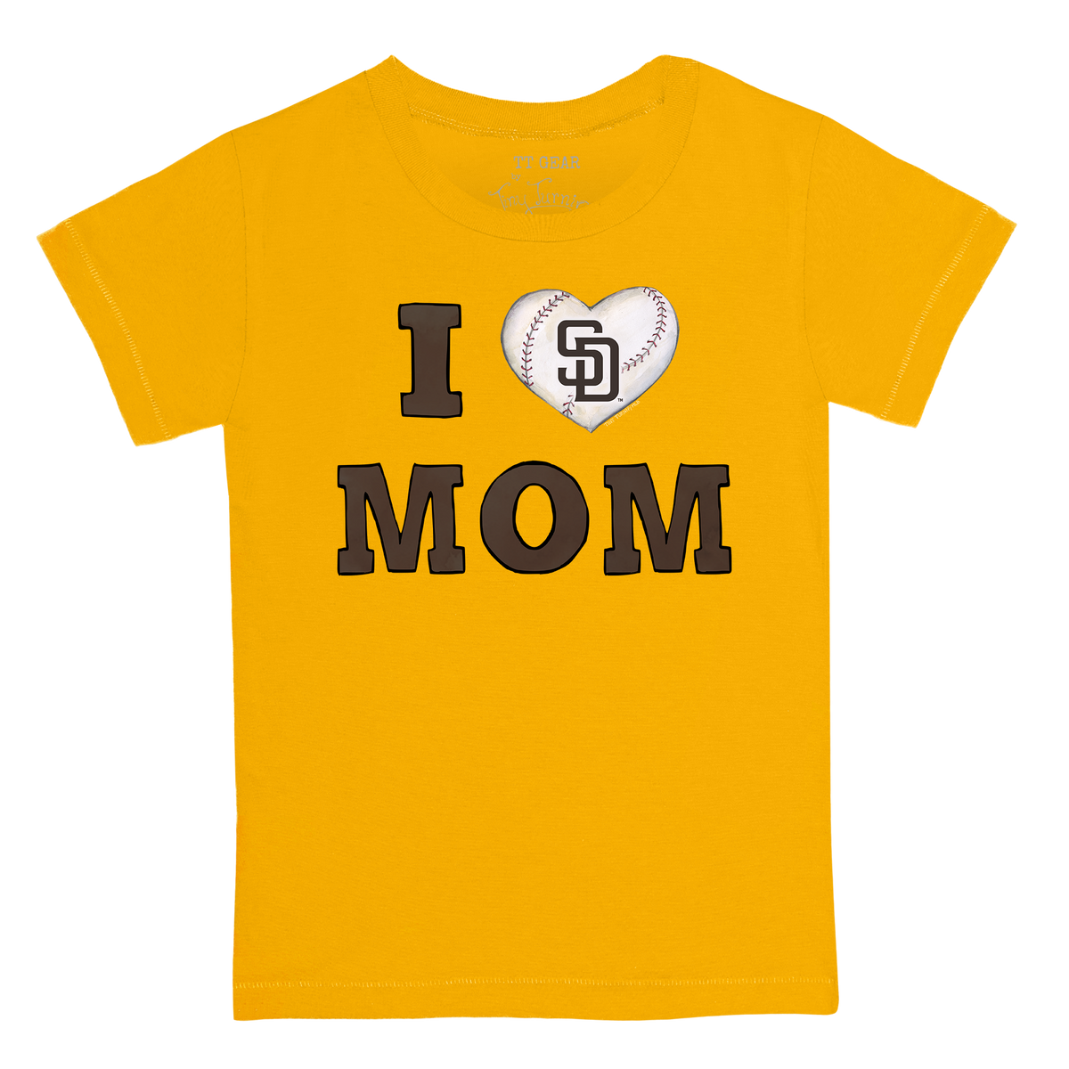 San Diego Padres I Love Mom Tee Shirt