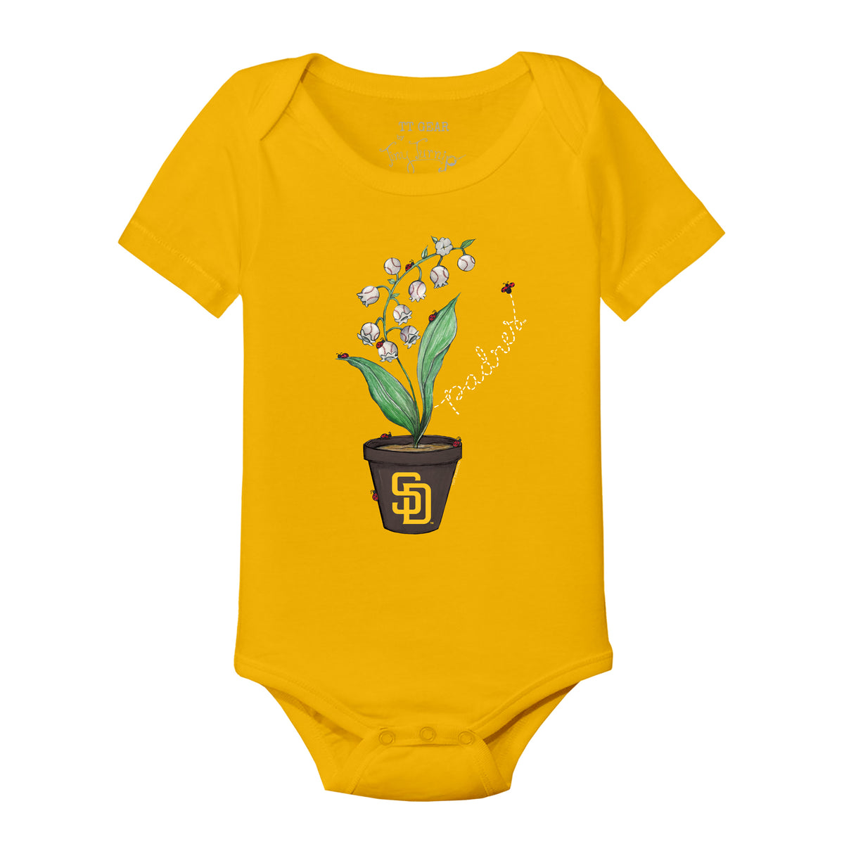 San Diego Padres Ladybug Short Sleeve Snapper