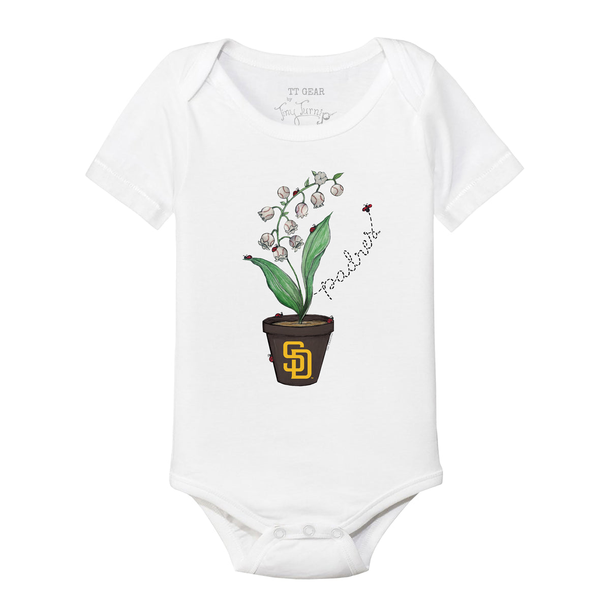 San Diego Padres Ladybug Short Sleeve Snapper