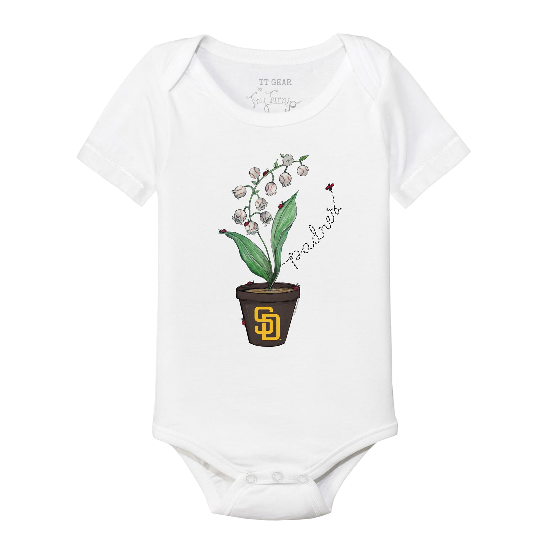 San Diego Padres Ladybug Short Sleeve Snapper