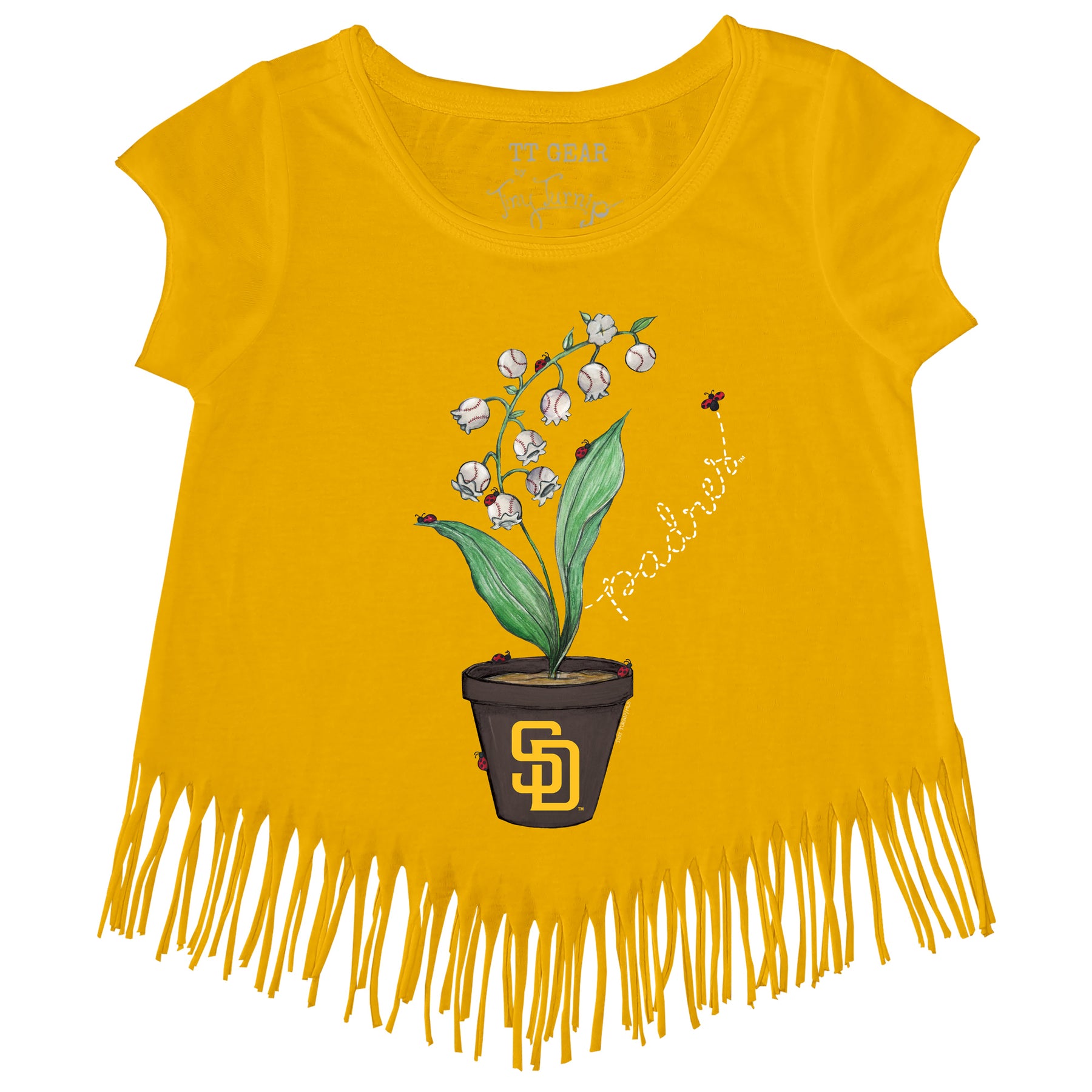 San Diego Padres Ladybug Fringe Tee
