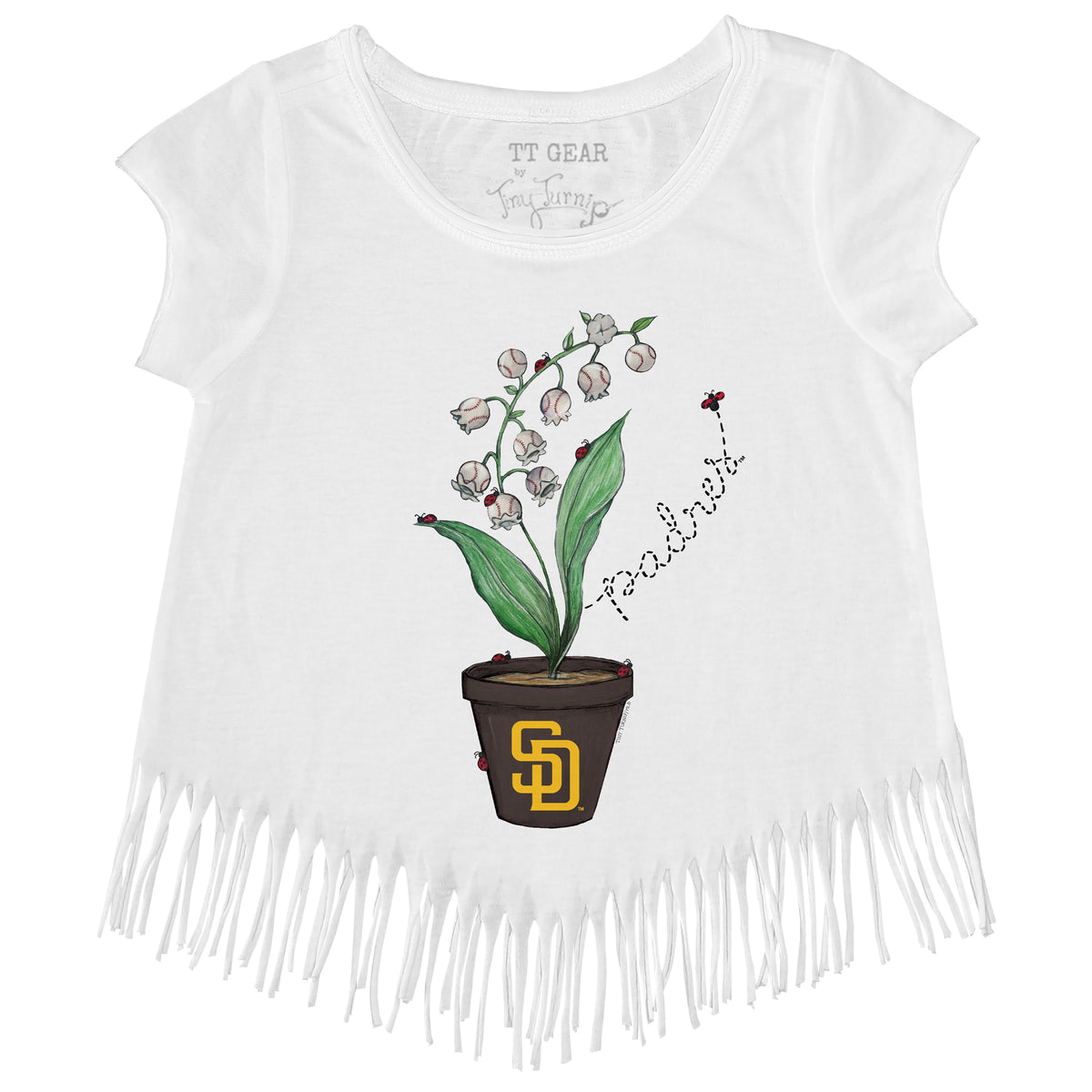 San Diego Padres Ladybug Fringe Tee