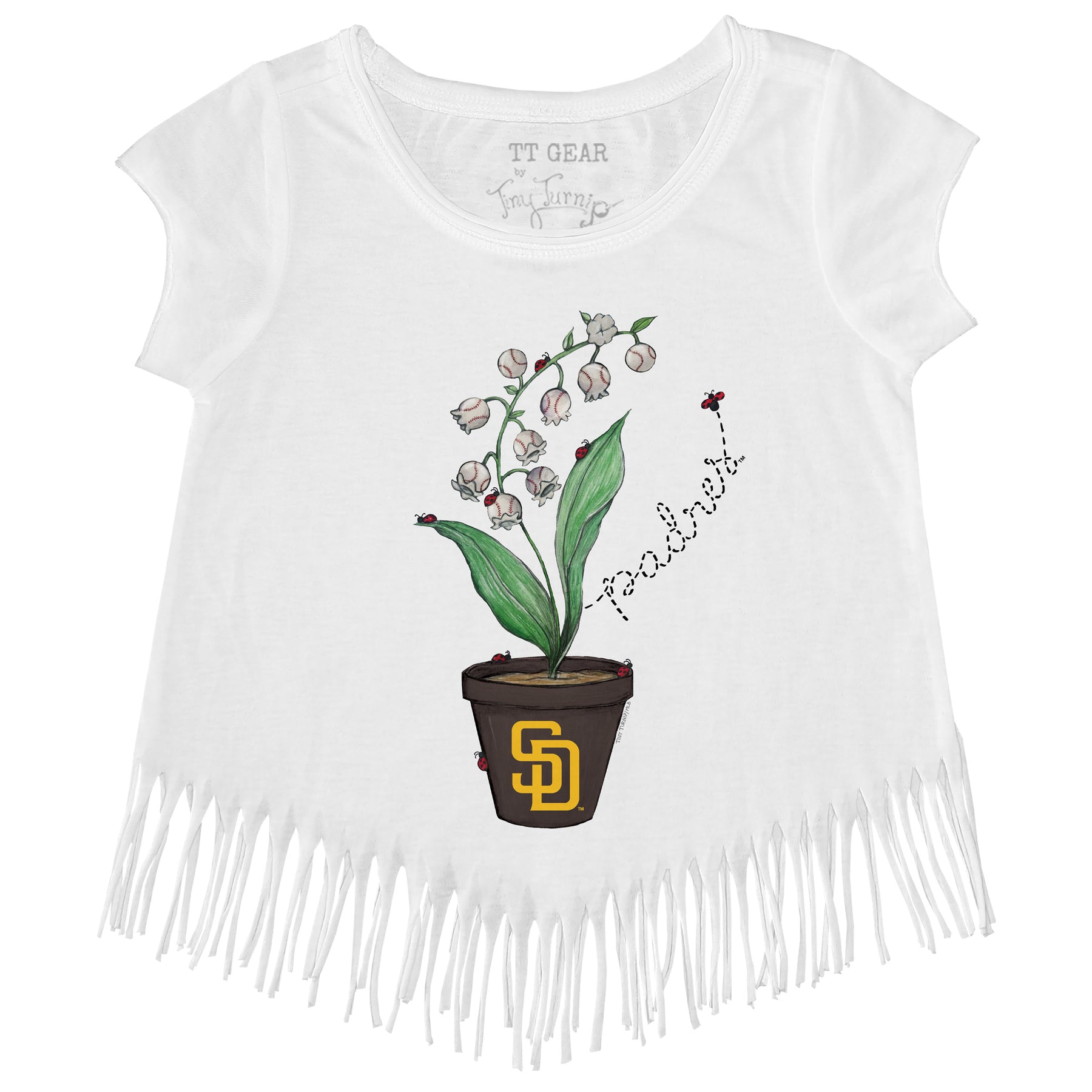 San Diego Padres Ladybug Fringe Tee