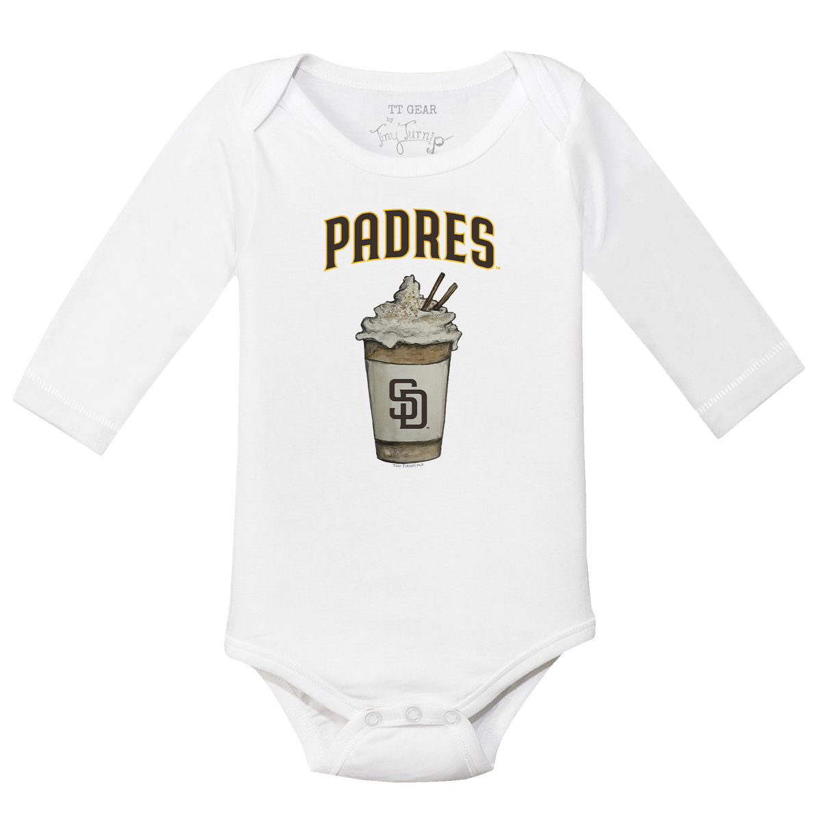 San Diego Padres Latte Long Sleeve Snapper