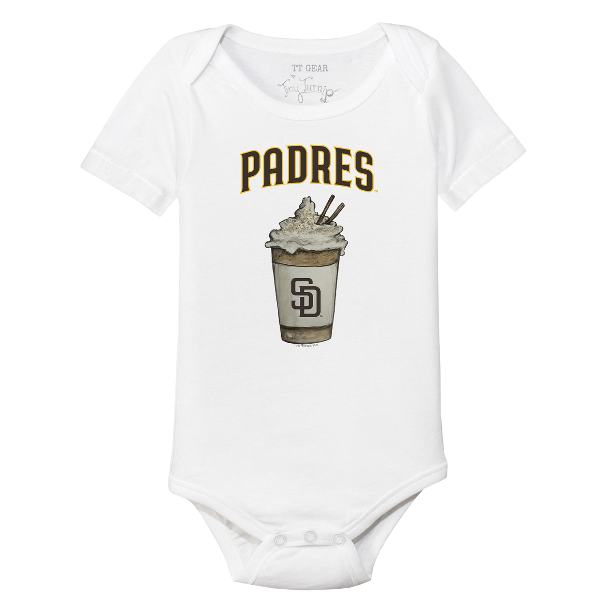 San Diego Padres Latte Short Sleeve Snapper