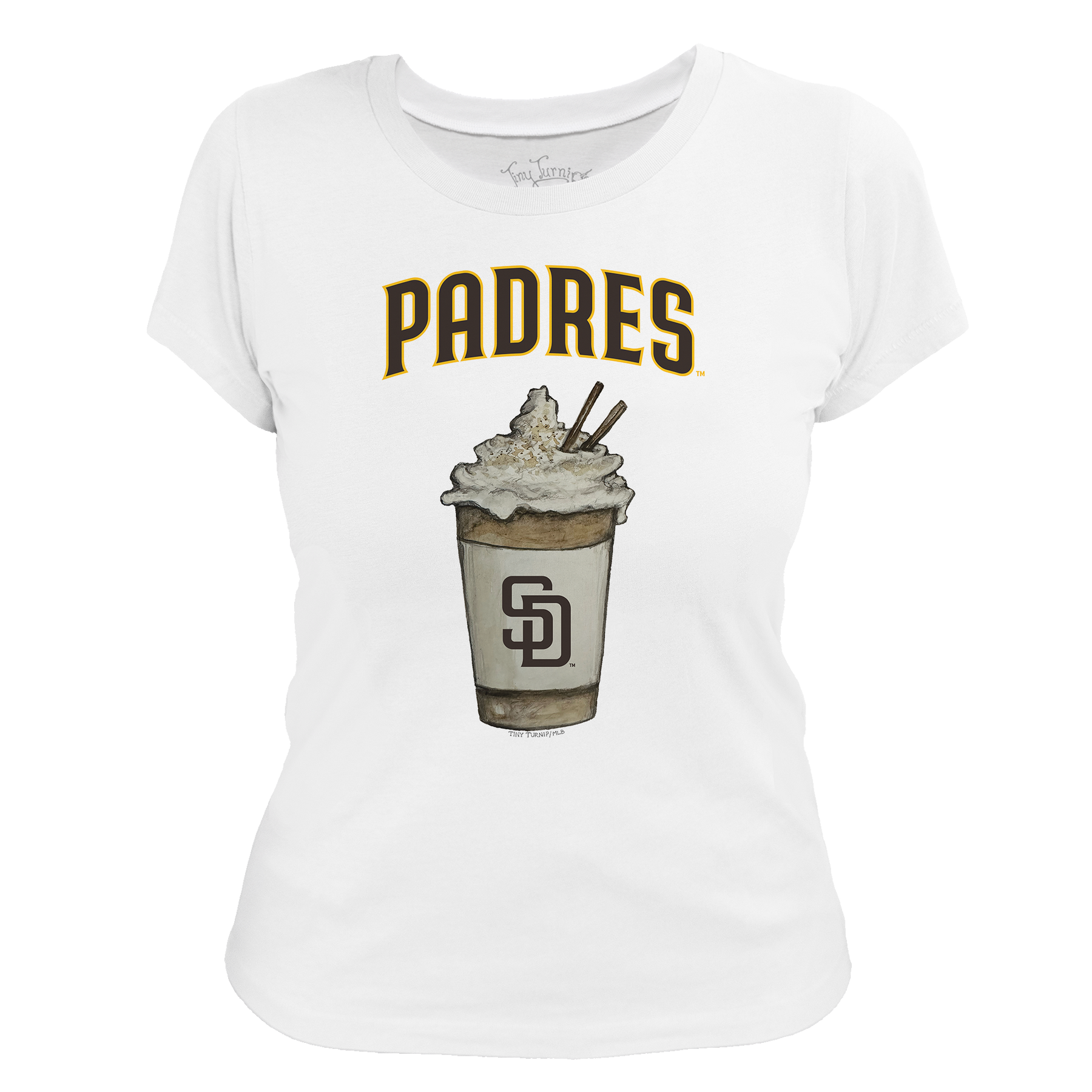 San Diego Padres Latte Women's Tee Shirt