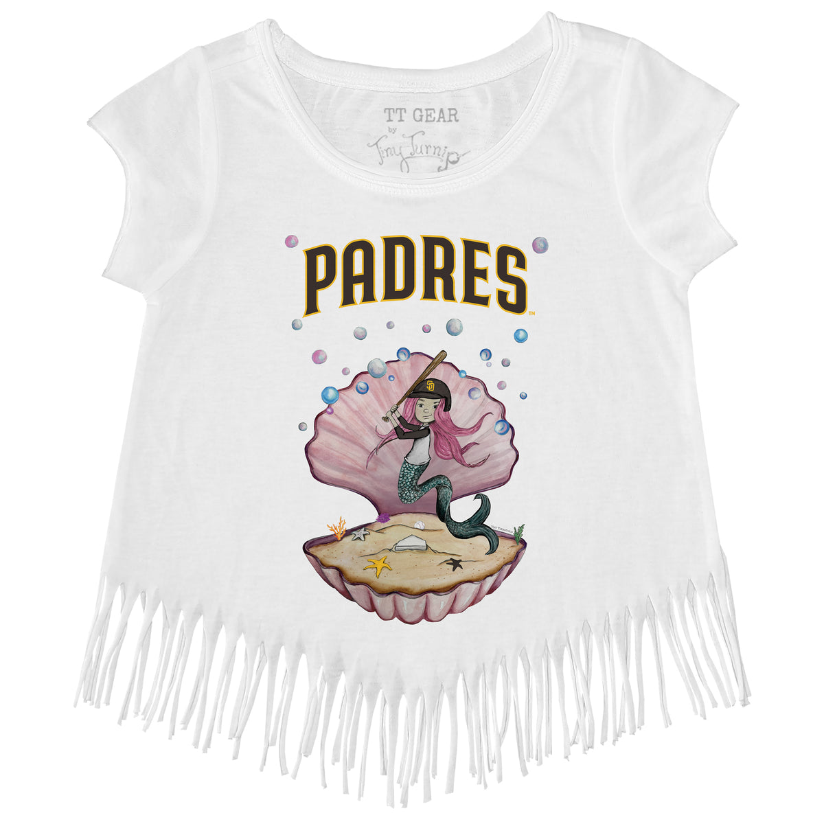 San Diego Padres Mermaid Fringe Tee