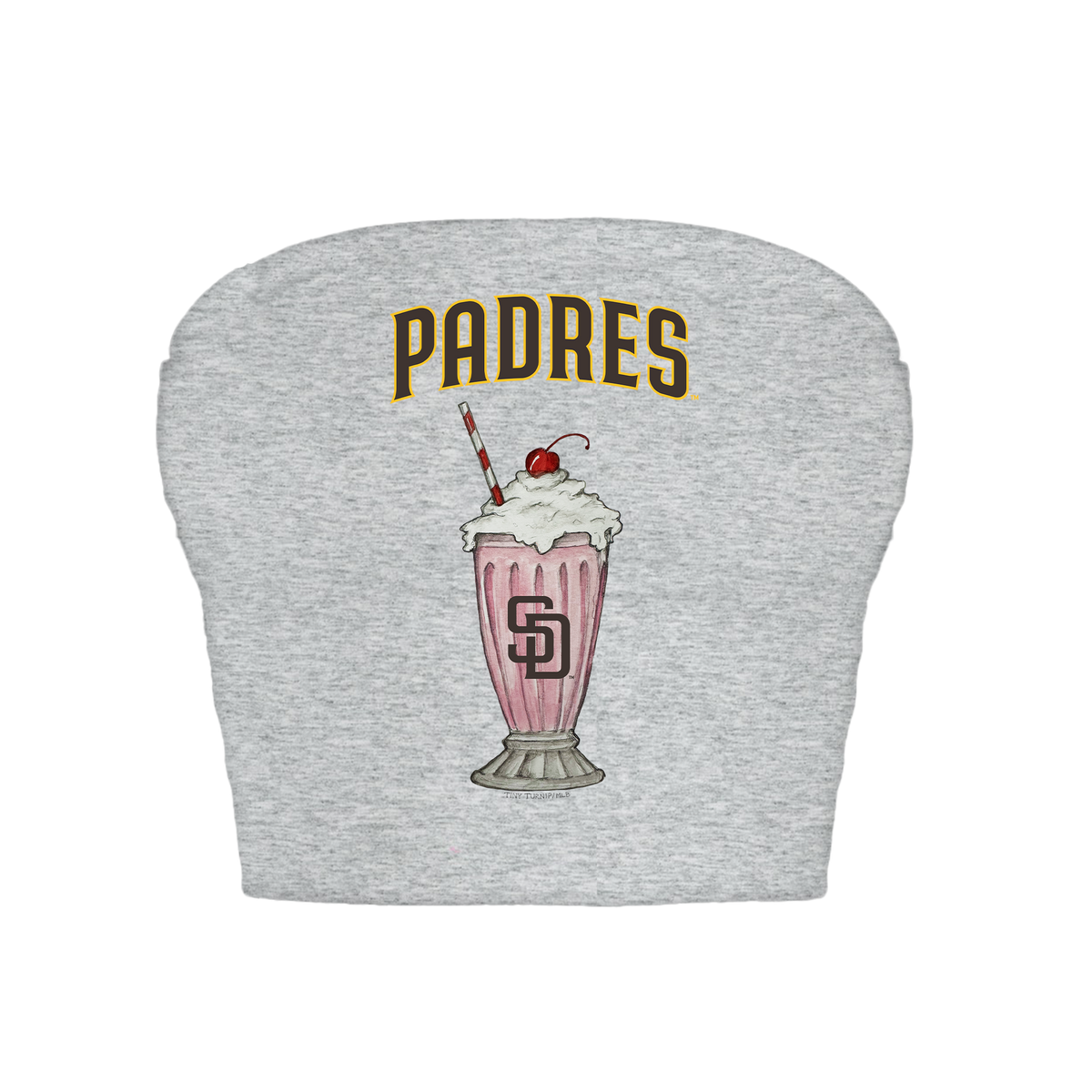 San Diego Padres Milkshake Crop Tube Top