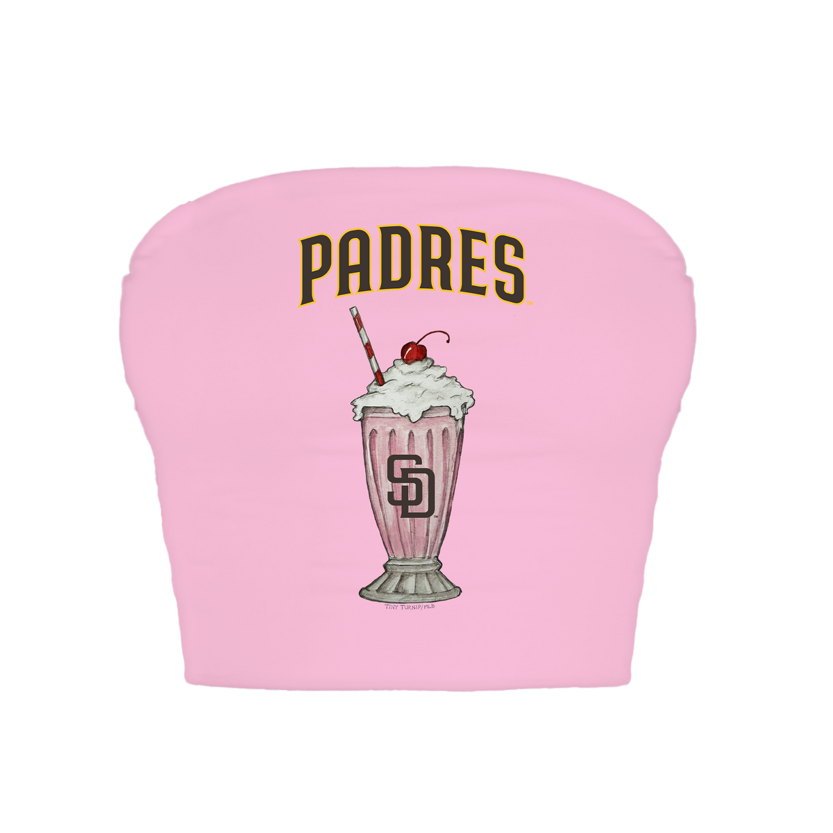 San Diego Padres Milkshake Crop Tube Top