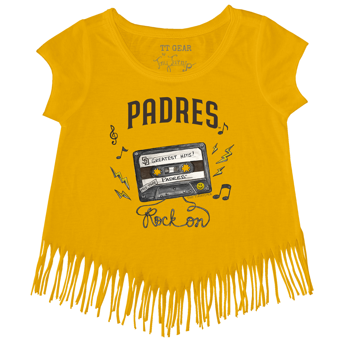 San Diego Padres Mixtape Fringe Tee - Tiny Turnip