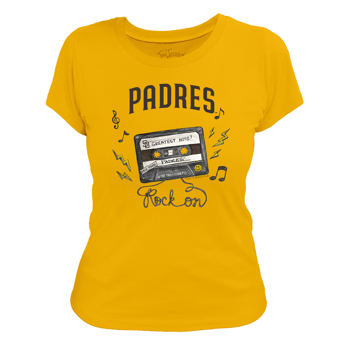 San Diego Padres Mixtape Women's Tee Shirt
