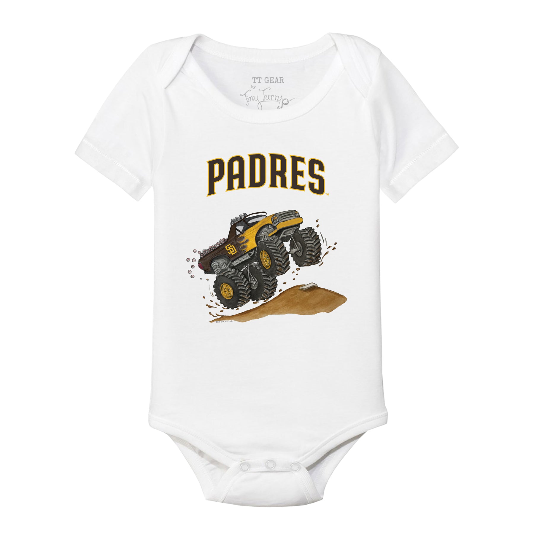 San Diego Padres Monster Truck Short Sleeve Snapper