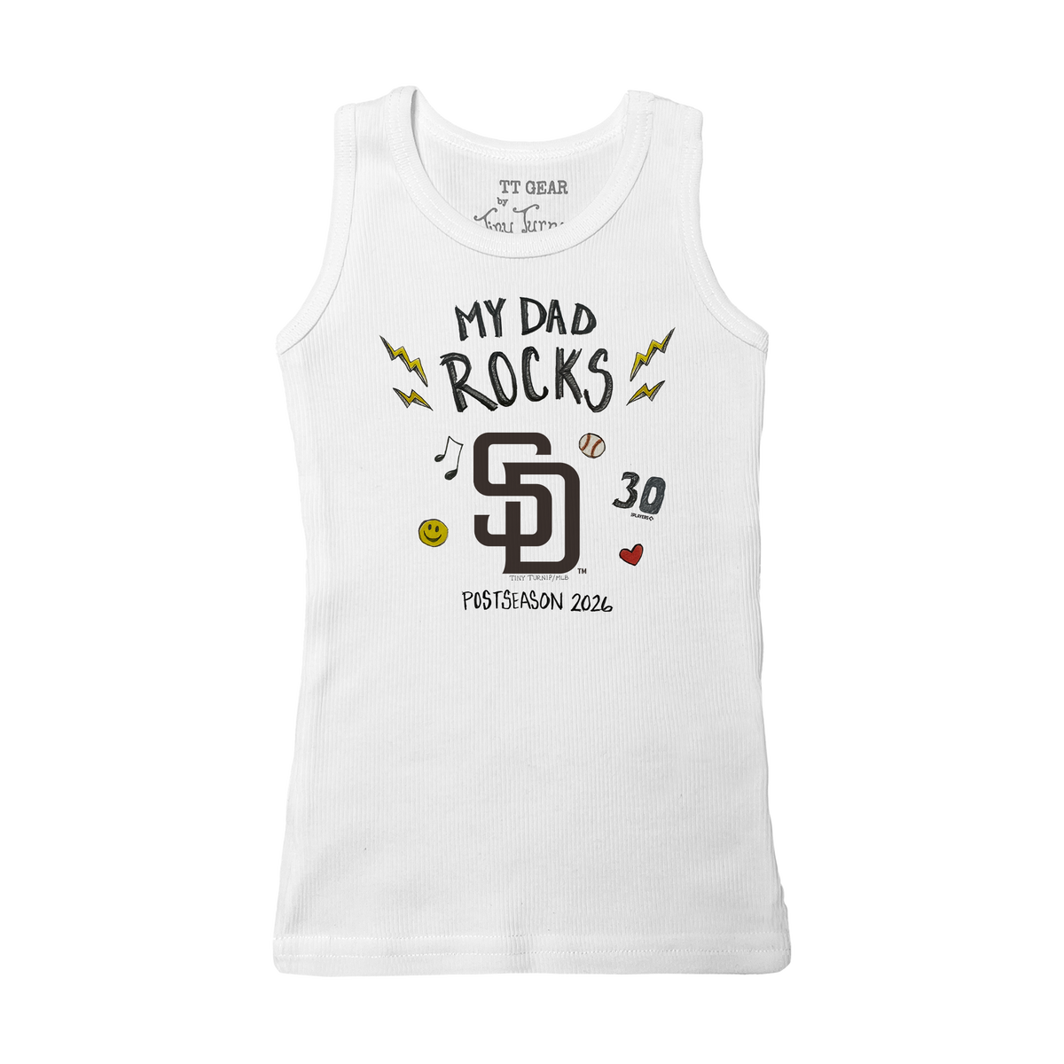 VIP San Diego Padres Postseason '26 Kid's Tank - Tiny Turnip
