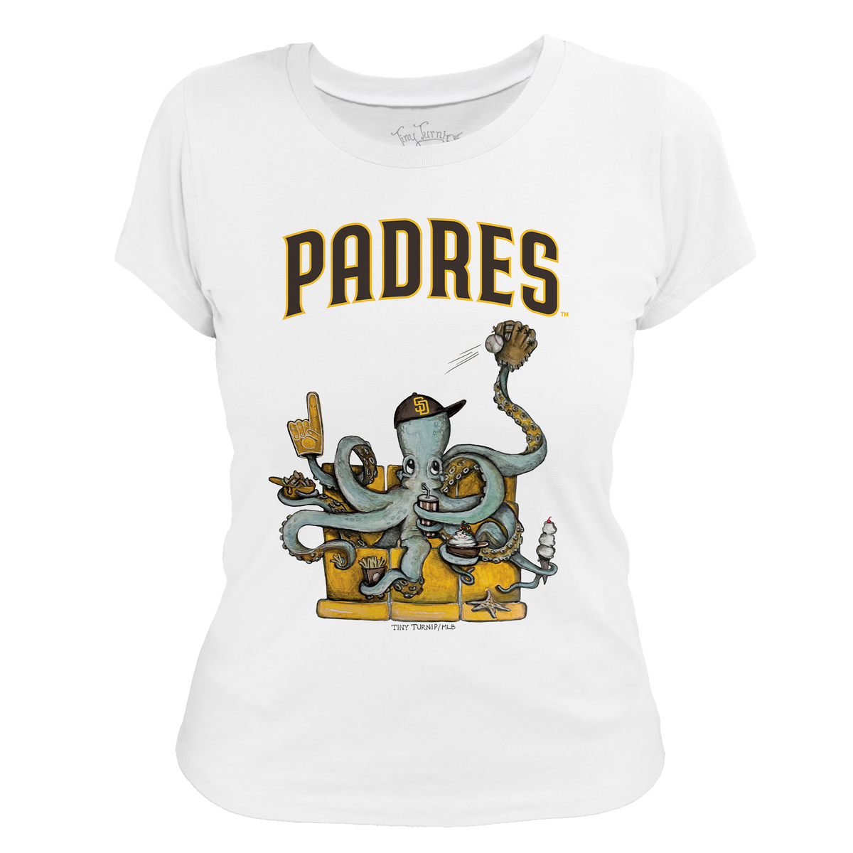 San Diego Padres Octopus Tee Shirt