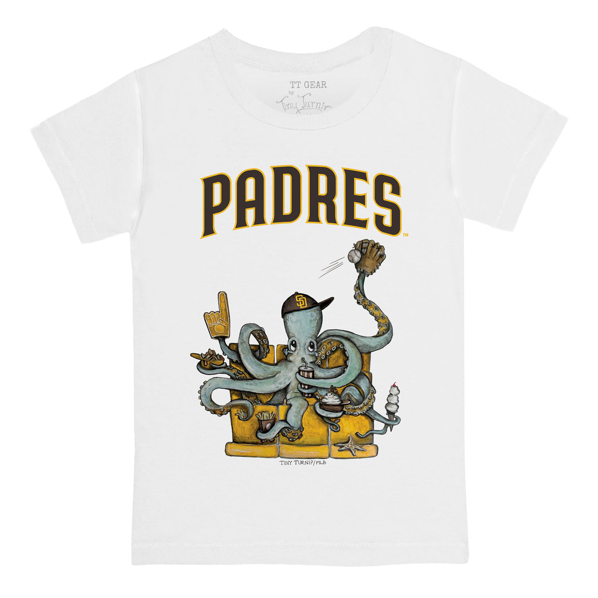 San Diego Padres Octopus Tee Shirt