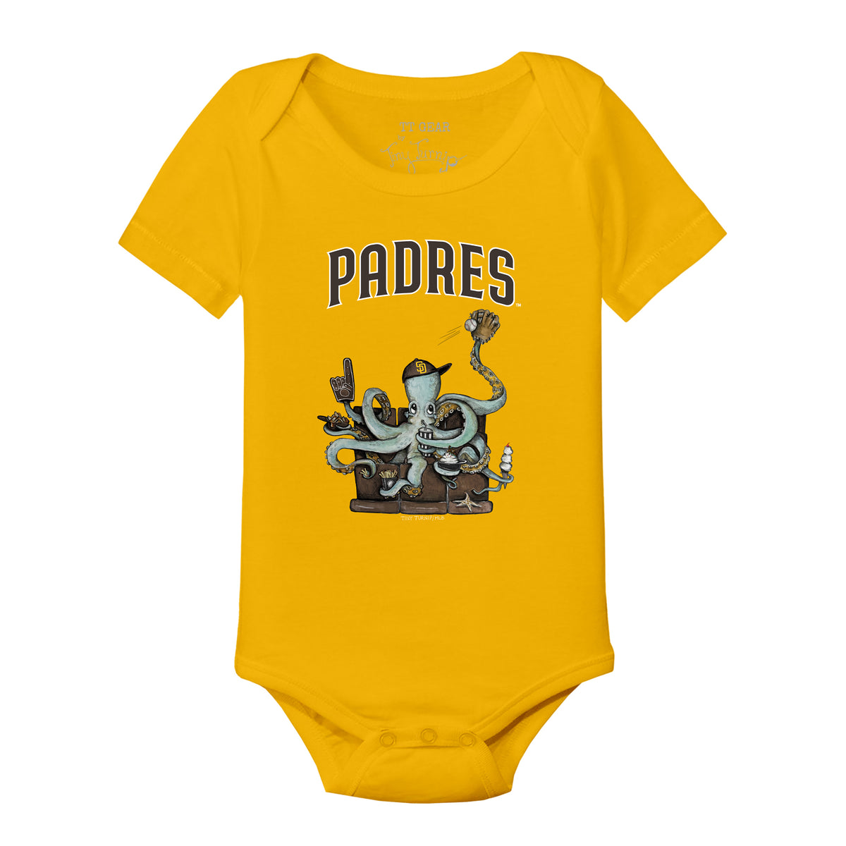 San Diego Padres Octopus Short Sleeve Snapper