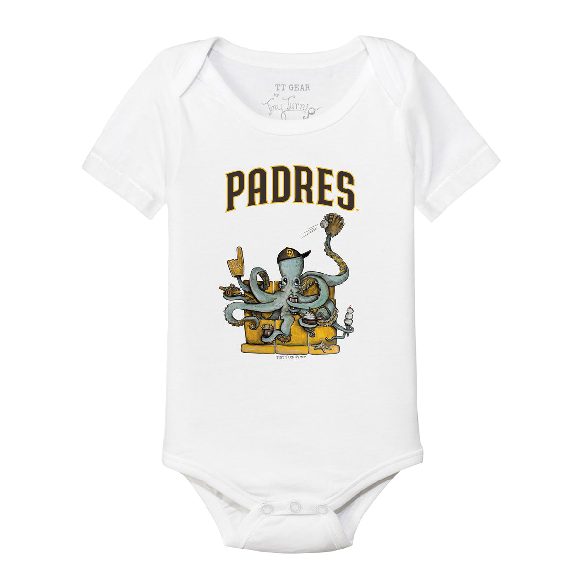 San Diego Padres Octopus Short Sleeve Snapper
