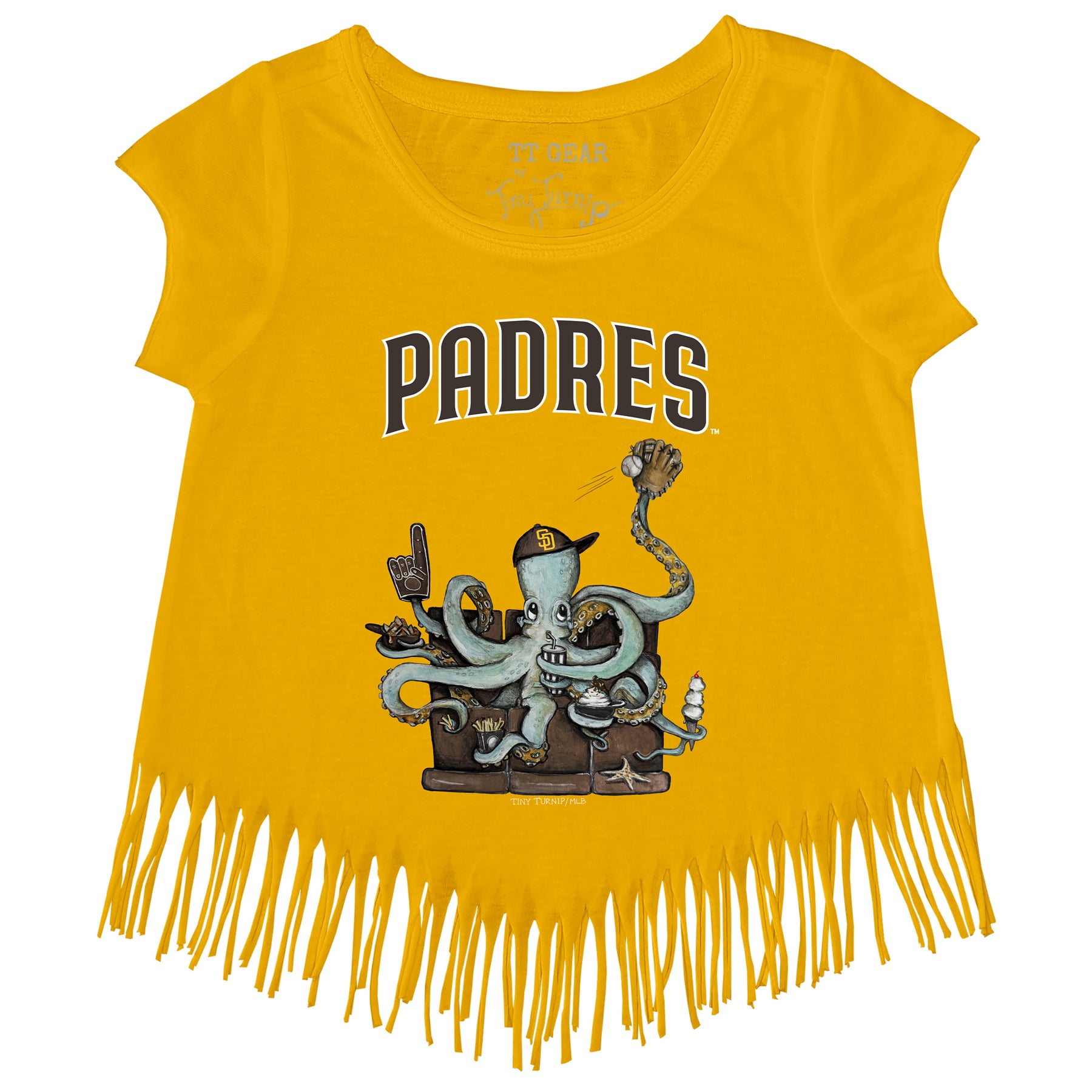 San Diego Padres Octopus Fringe Tee