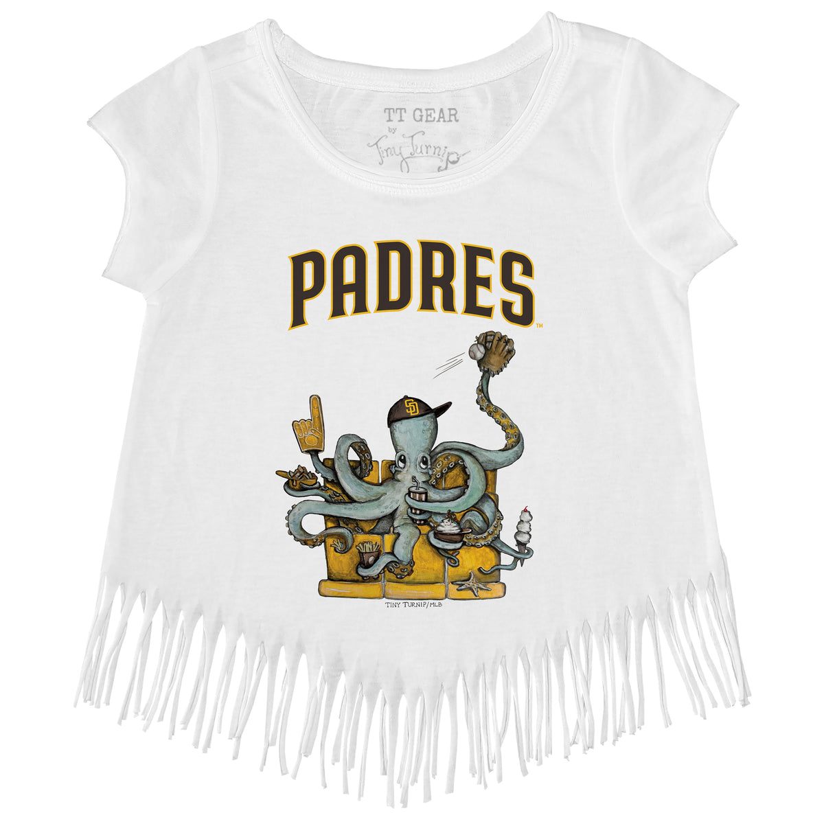 San Diego Padres Octopus Fringe Tee
