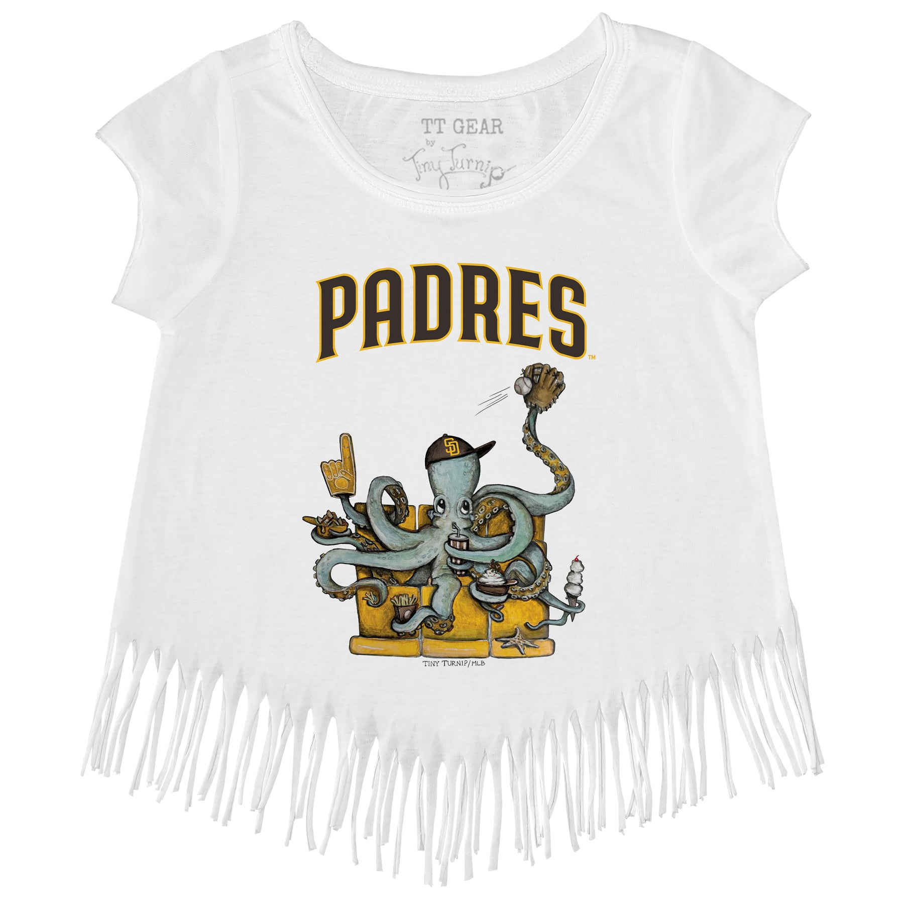 San Diego Padres Octopus Fringe Tee