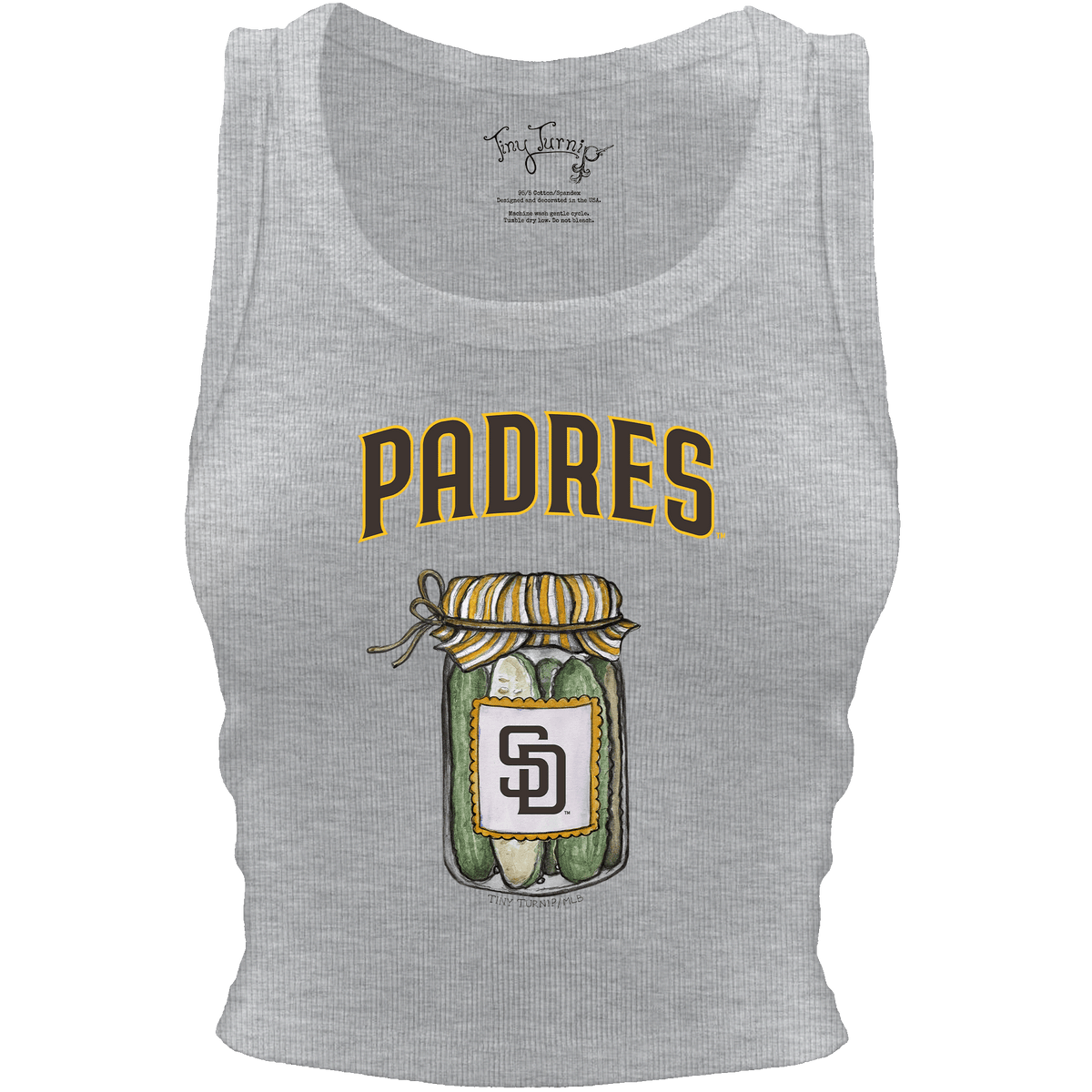 San Diego Padres Pickle Jar Crop Tank
