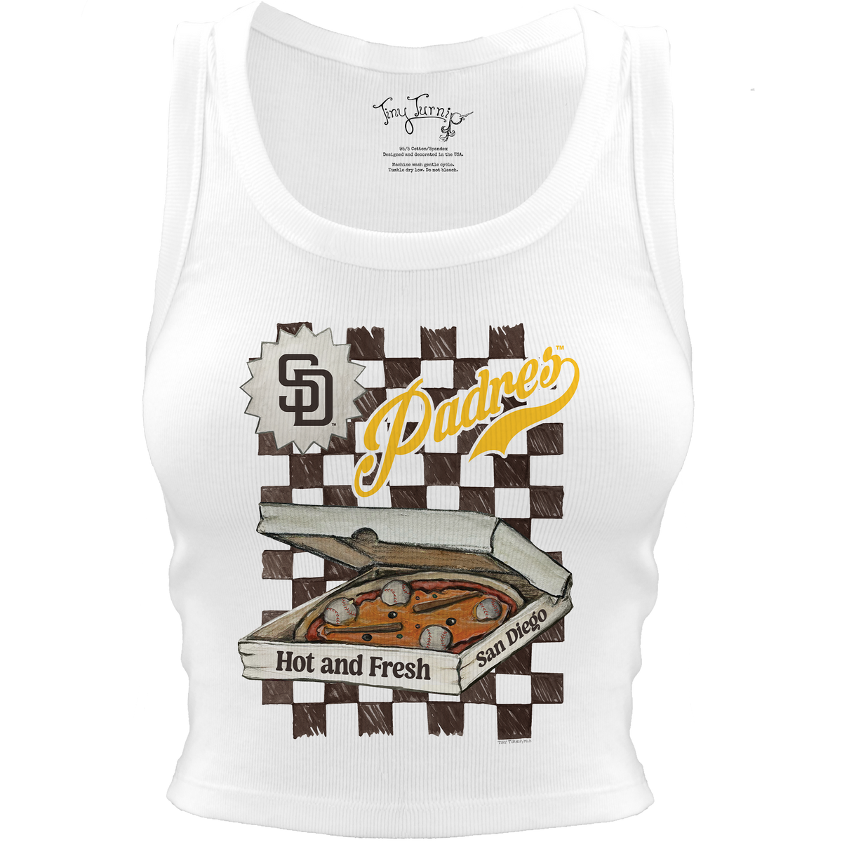 San Diego Padres Pizza Crop Tank