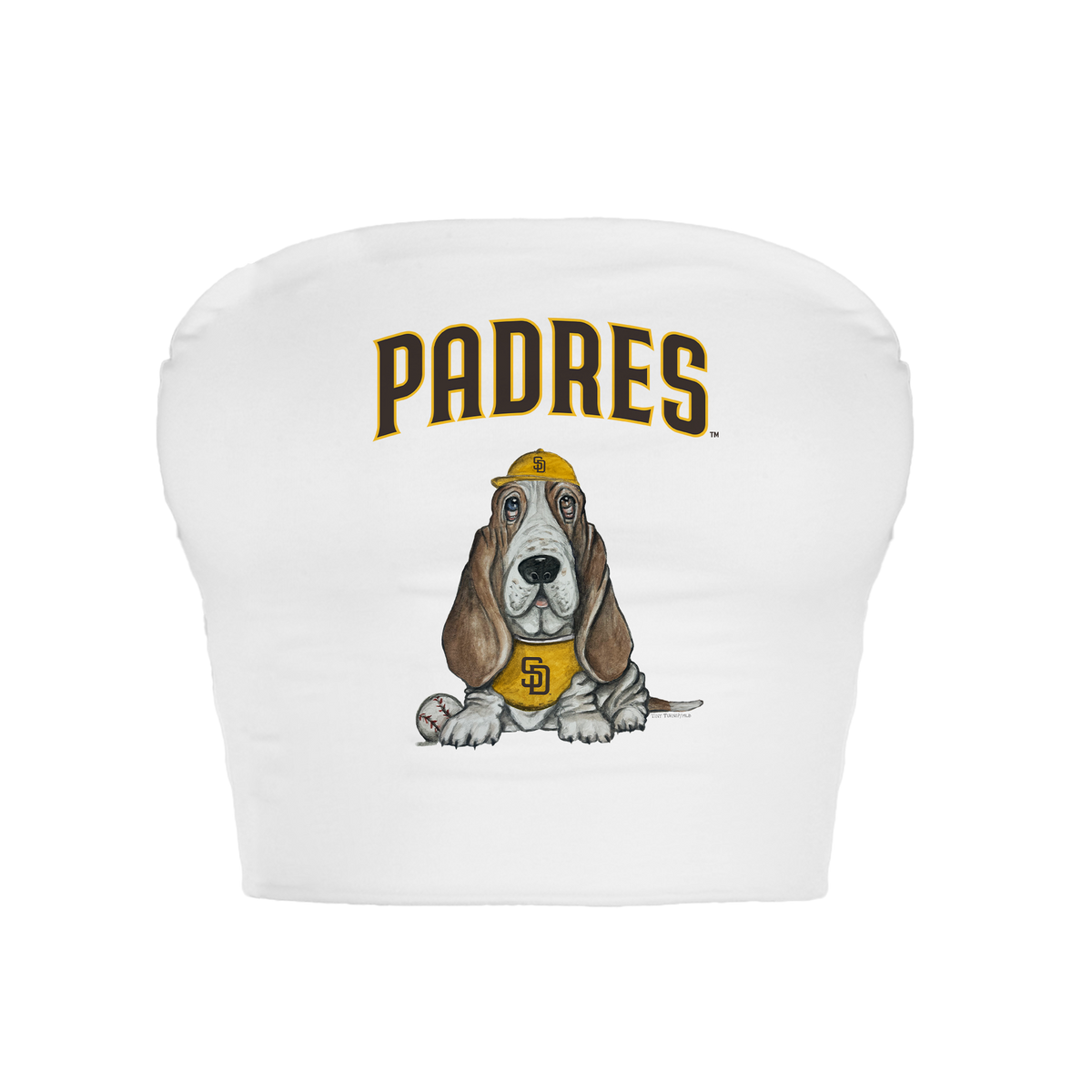 San Diego Padres Puddy Crop Tube Top