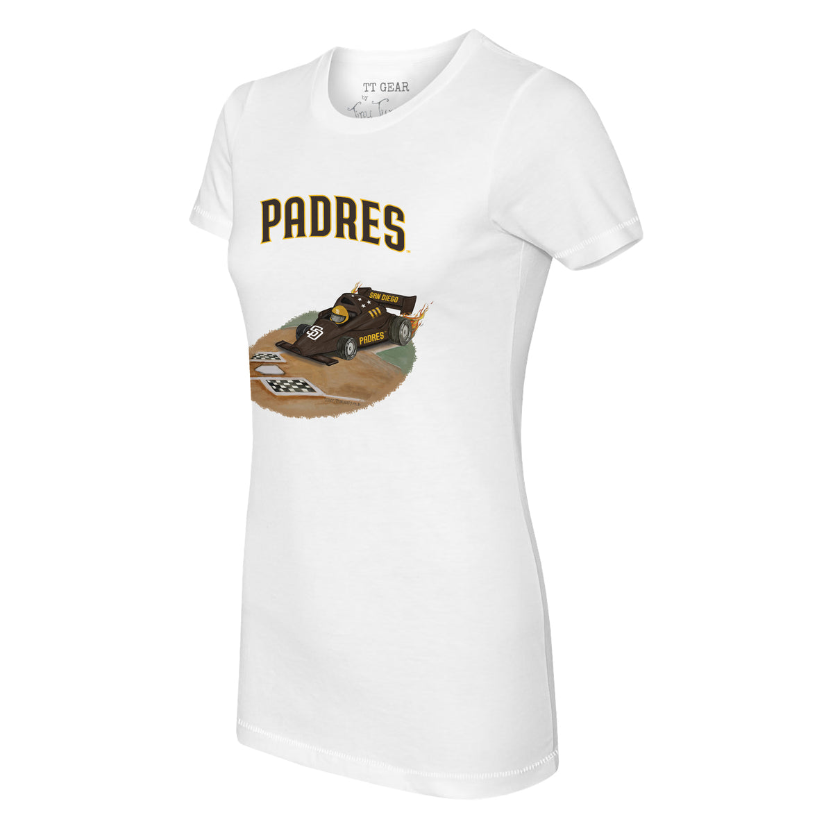 San Diego Padres Race Car Tee Shirt