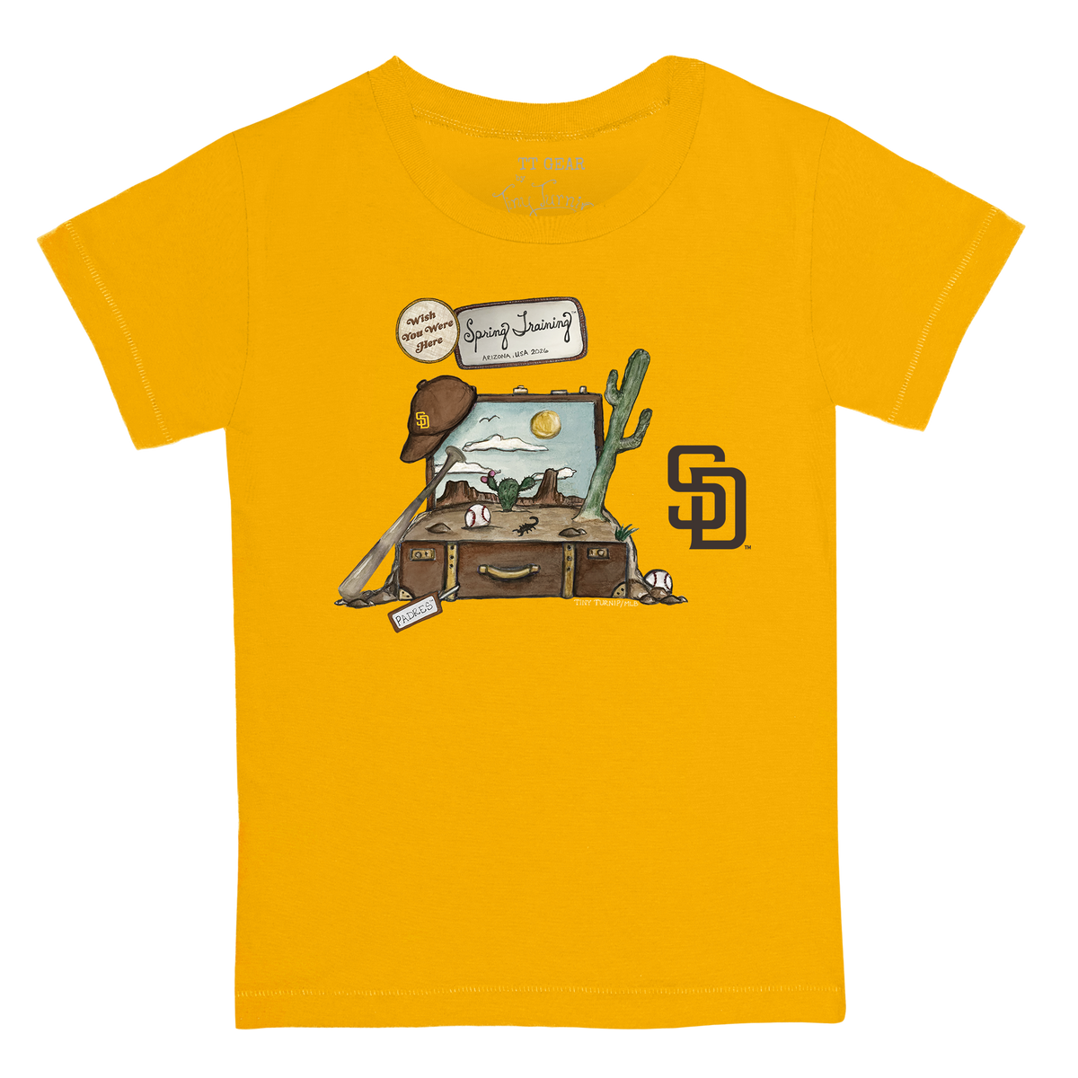 San Diego Padres Spring Training 2026 Kid's Tee Shirt