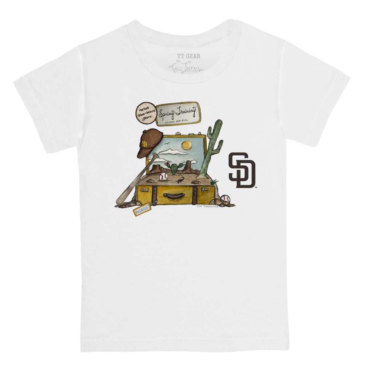 San Diego Padres Spring Training 2026 Kid's Tee Shirt