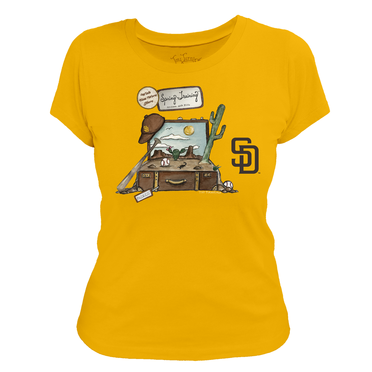 San Diego Padres Spring Training 2026 Women's Tee Shirt