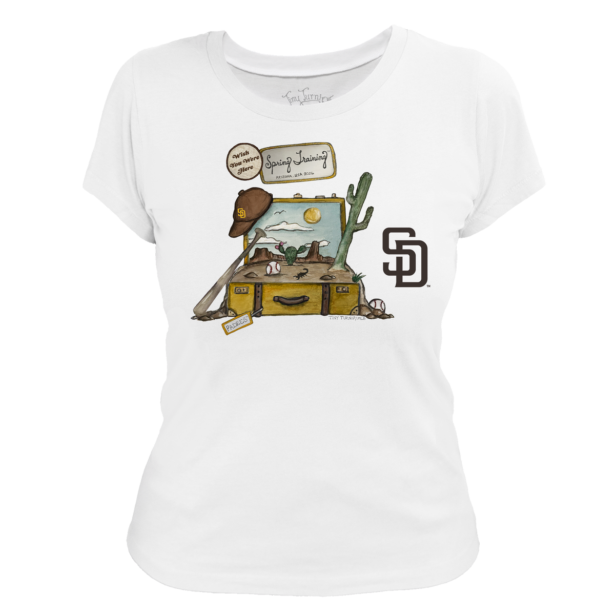 San Diego Padres Spring Training 2026 Women's Tee Shirt