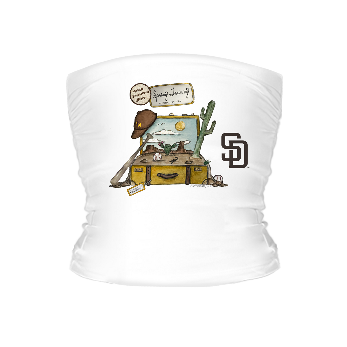 San Diego Padres Spring Training 2026 Tube Top