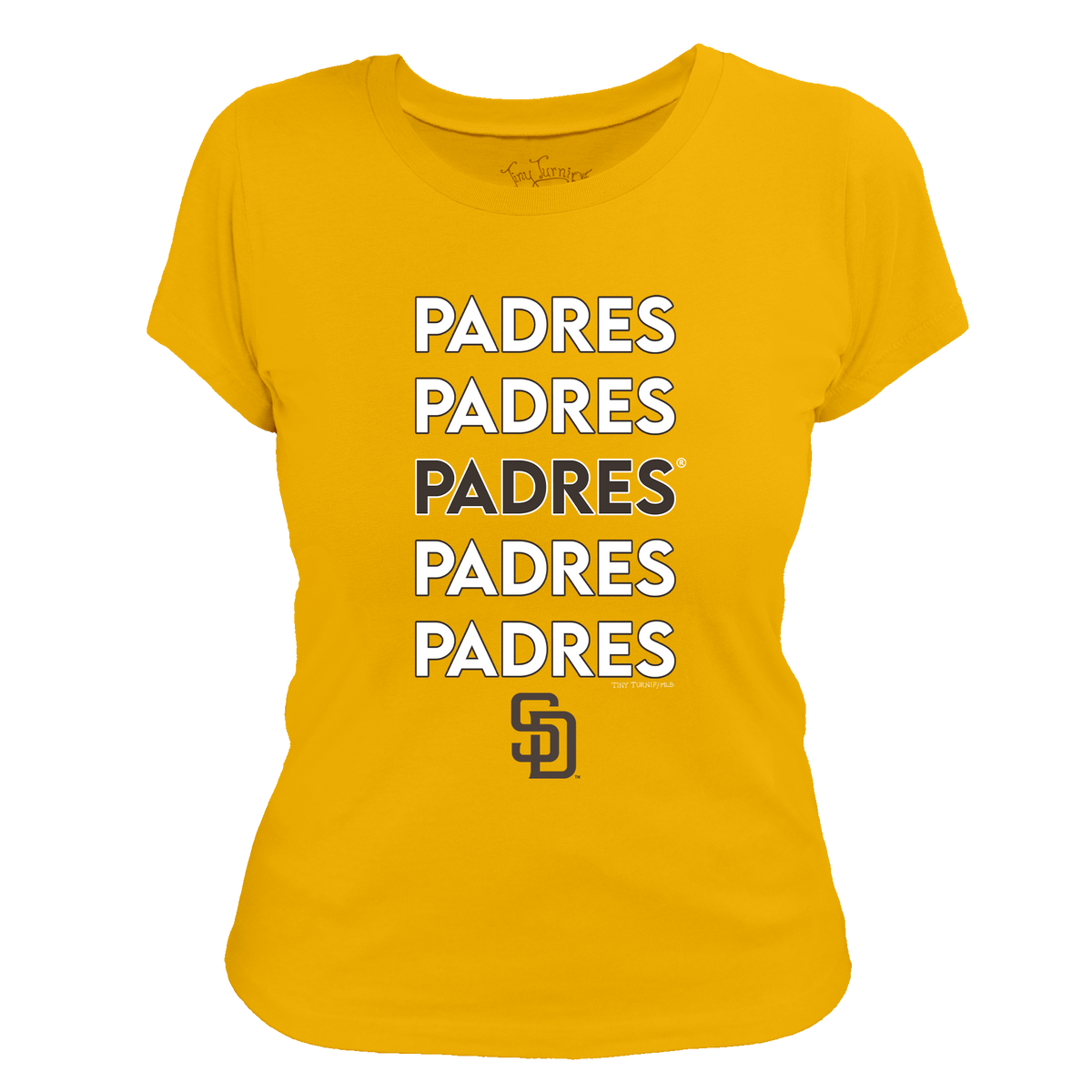 San Diego Padres Stacked Tee Shirt