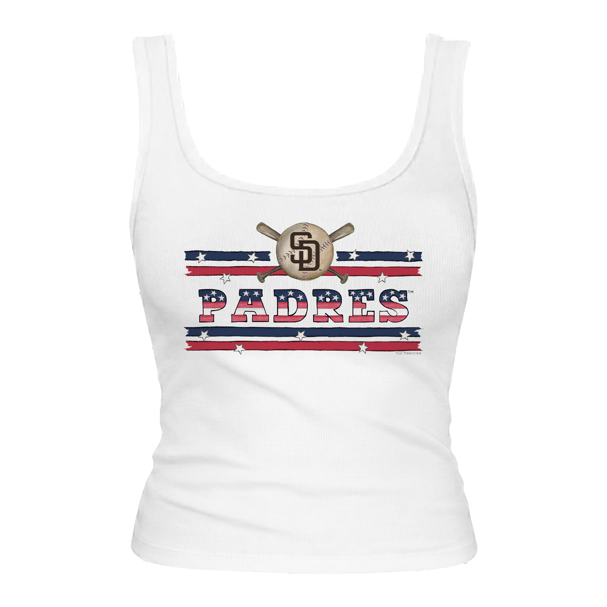 San Diego Padres Stars and Stripes Emmy Tank