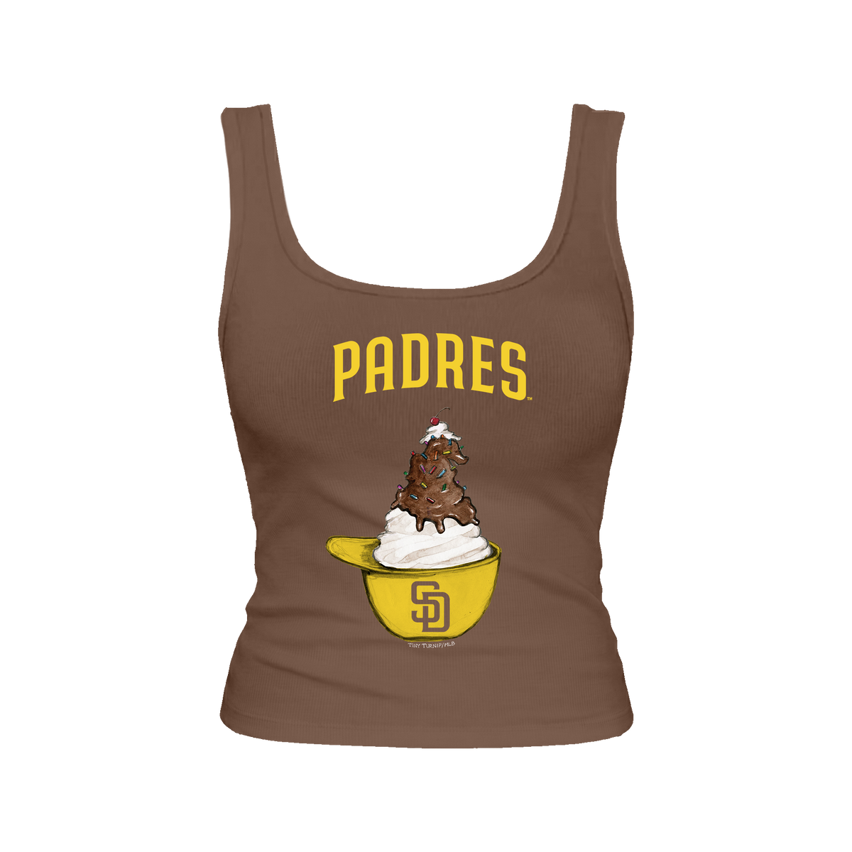 San Diego Padres Sundae Helmet Emmy Tank