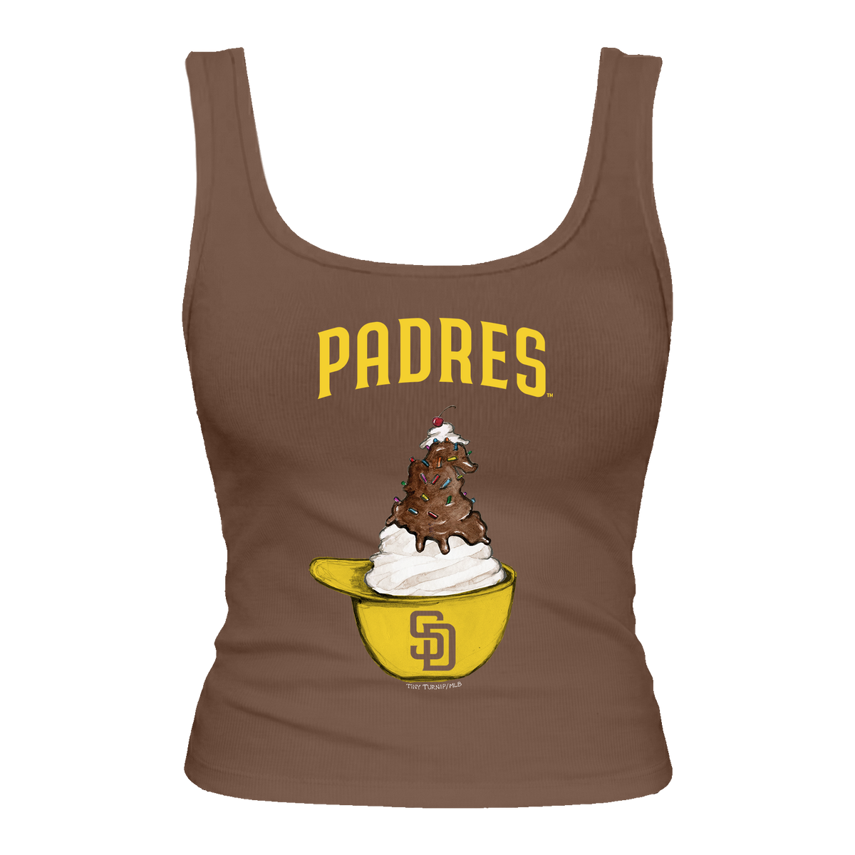 San Diego Padres Sundae Helmet Emmy Tank