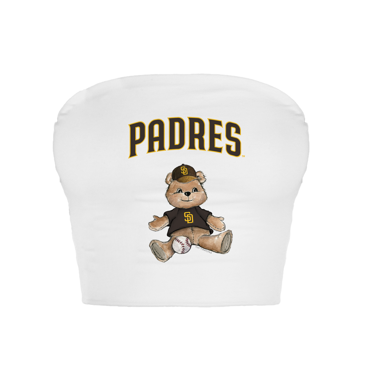 San Diego Padres Teddy Crop Tube Top