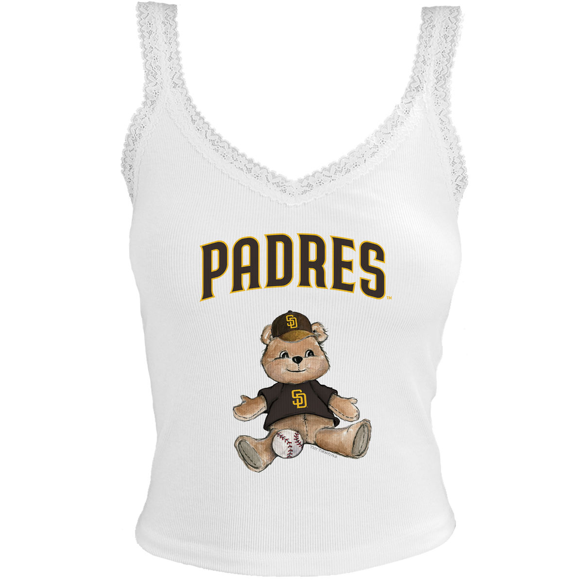 San Diego Padres Teddy Lace Tank