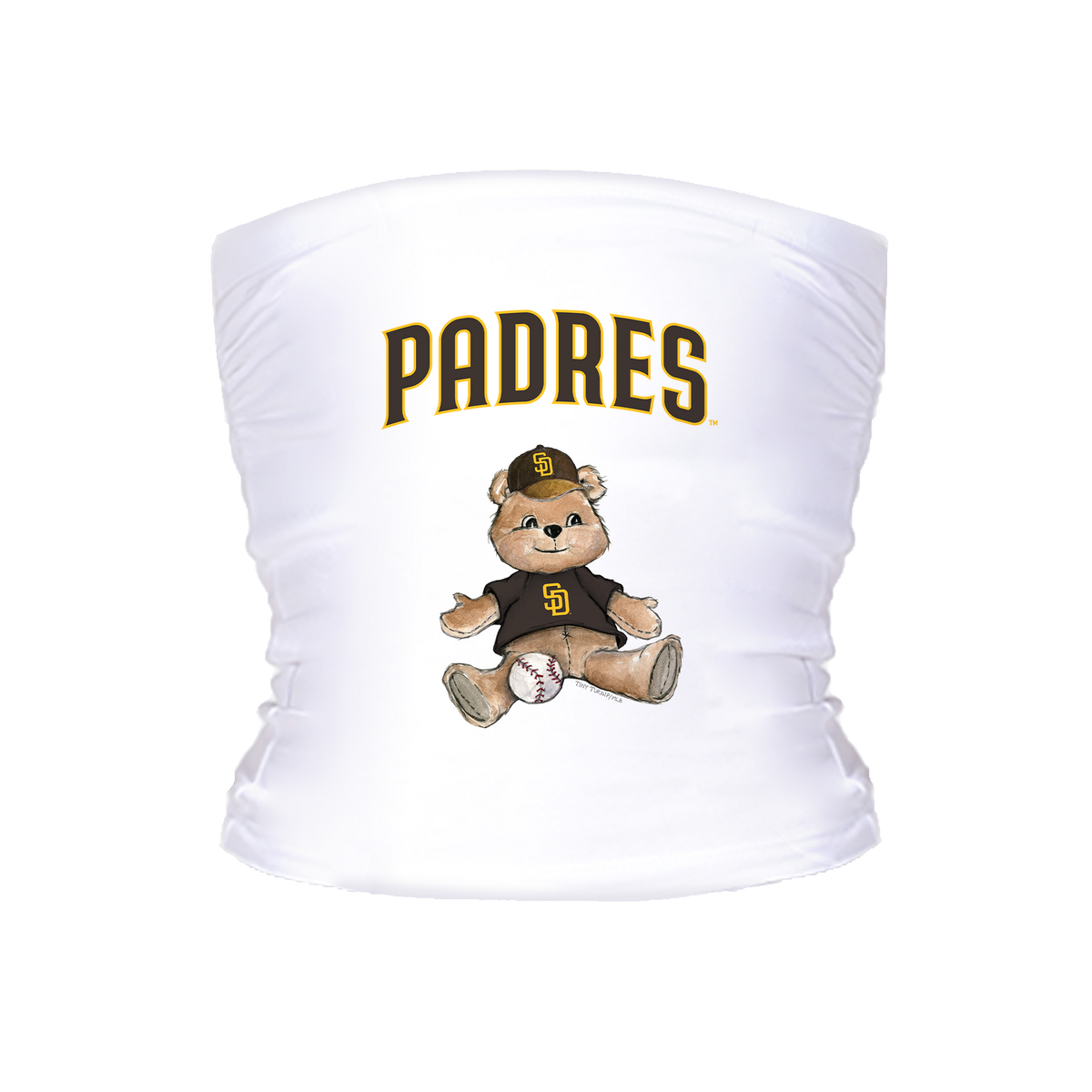 San Diego Padres Teddy Tube Top - Tiny Turnip